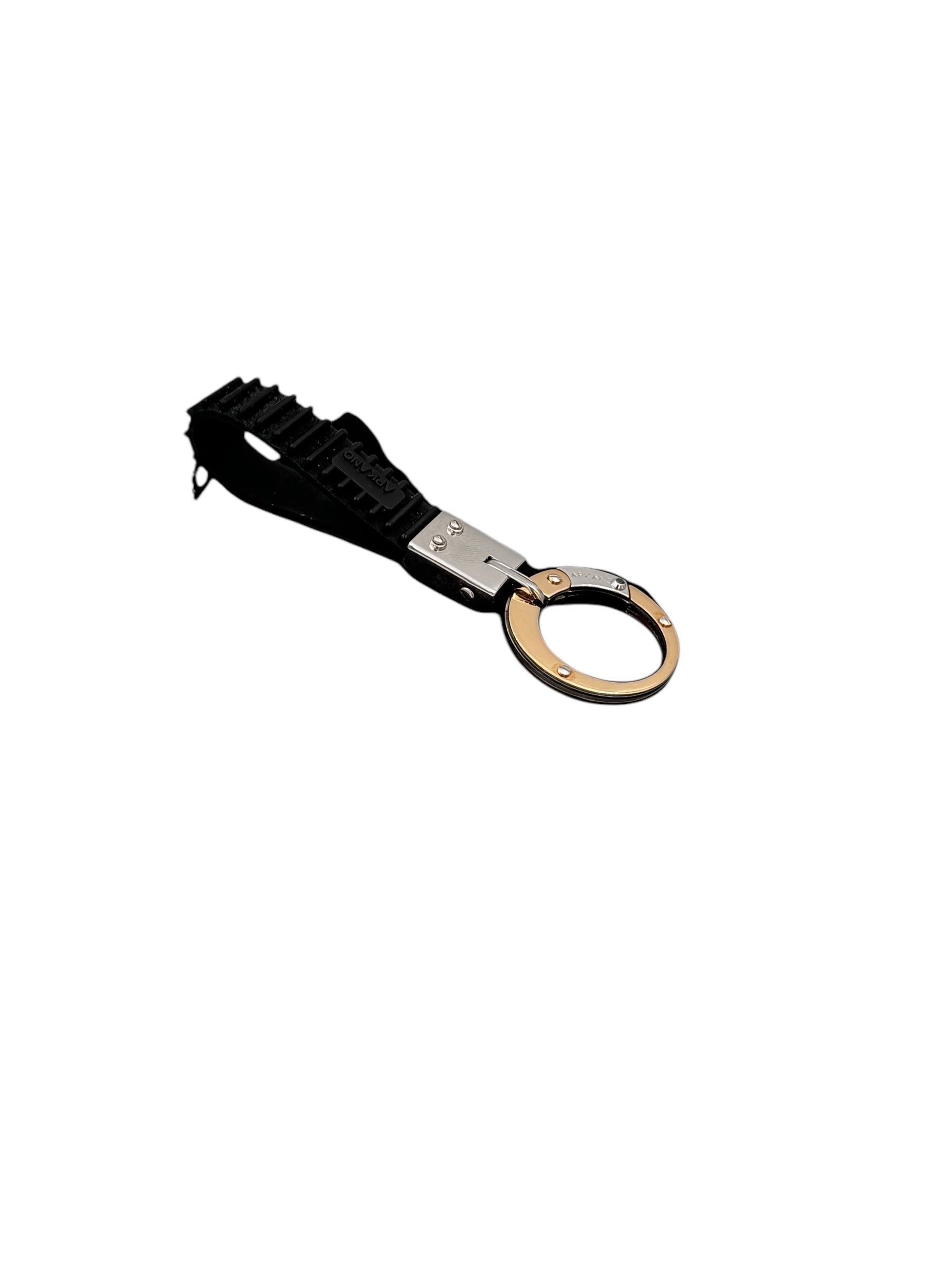 Portachiavi Arkano in oro 18kt e caucciù - PC4025N