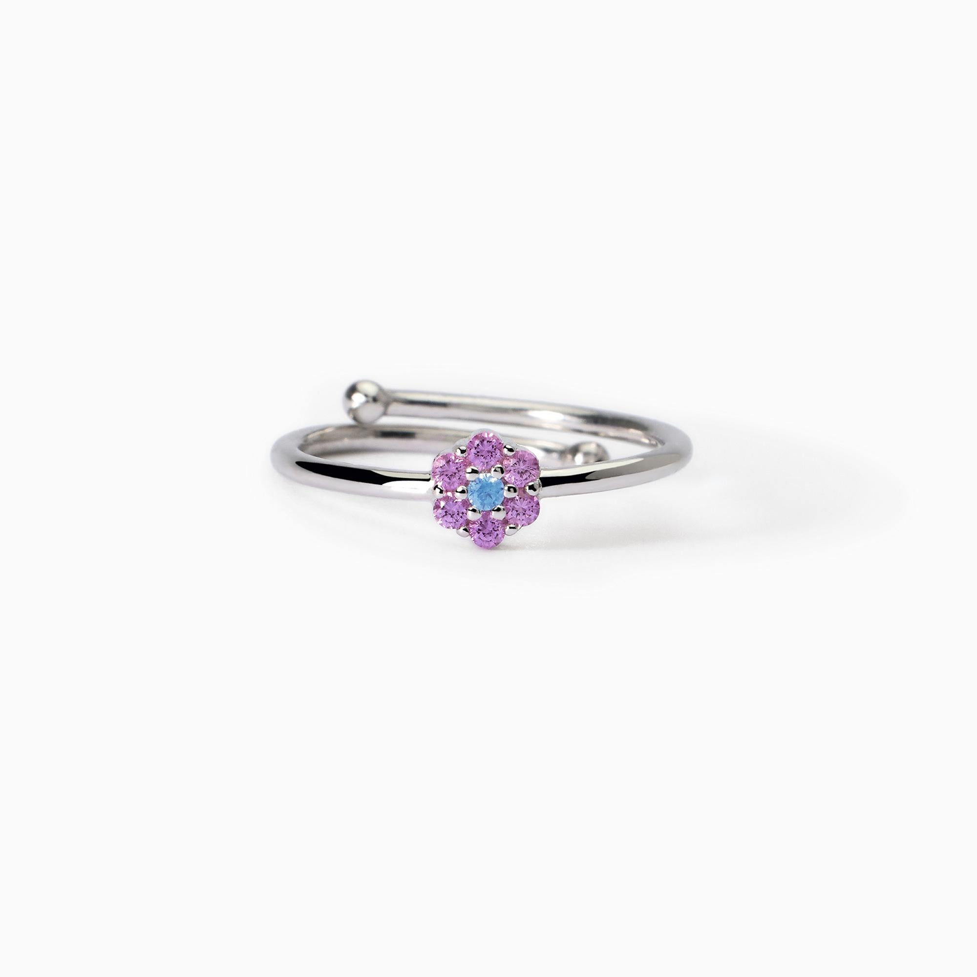 Mabina Donna - Mädchenring mit BLUME BLUME - 523414
