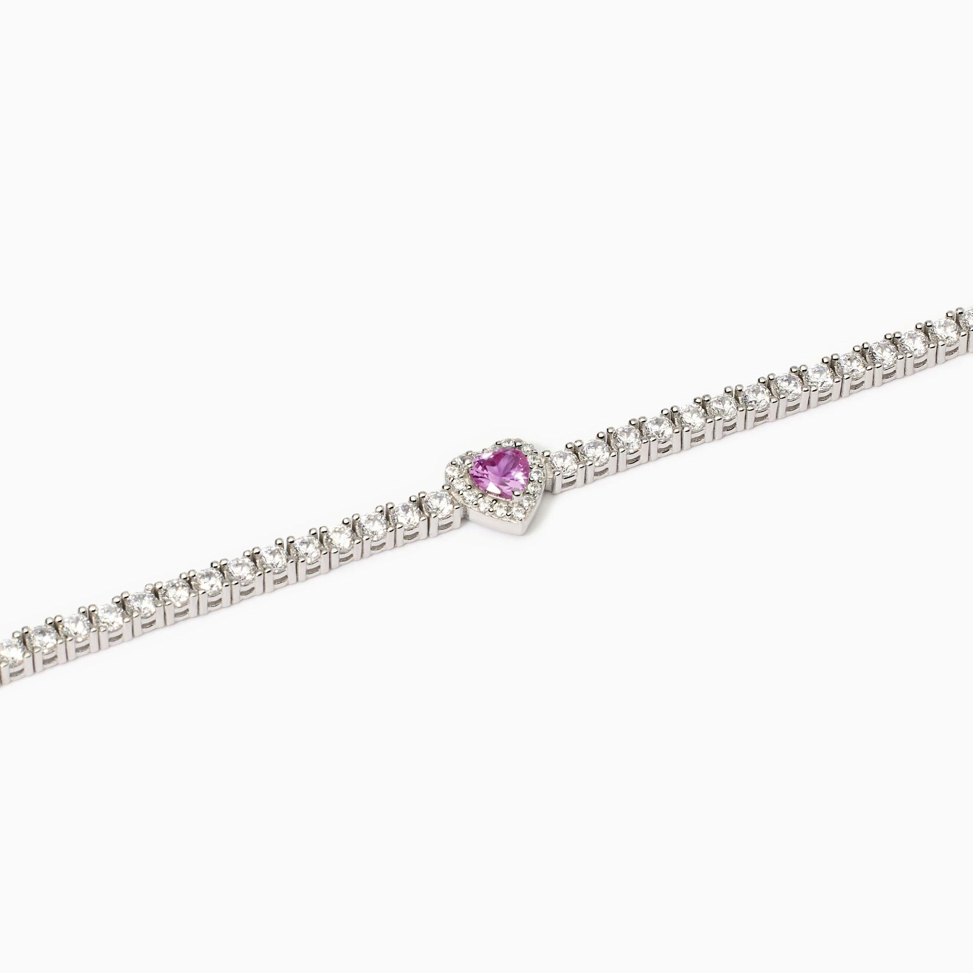 Mabina Donna - Bracelet tennis femme avec tourmaline synthétique LOVE AFFAIR - 533838-16