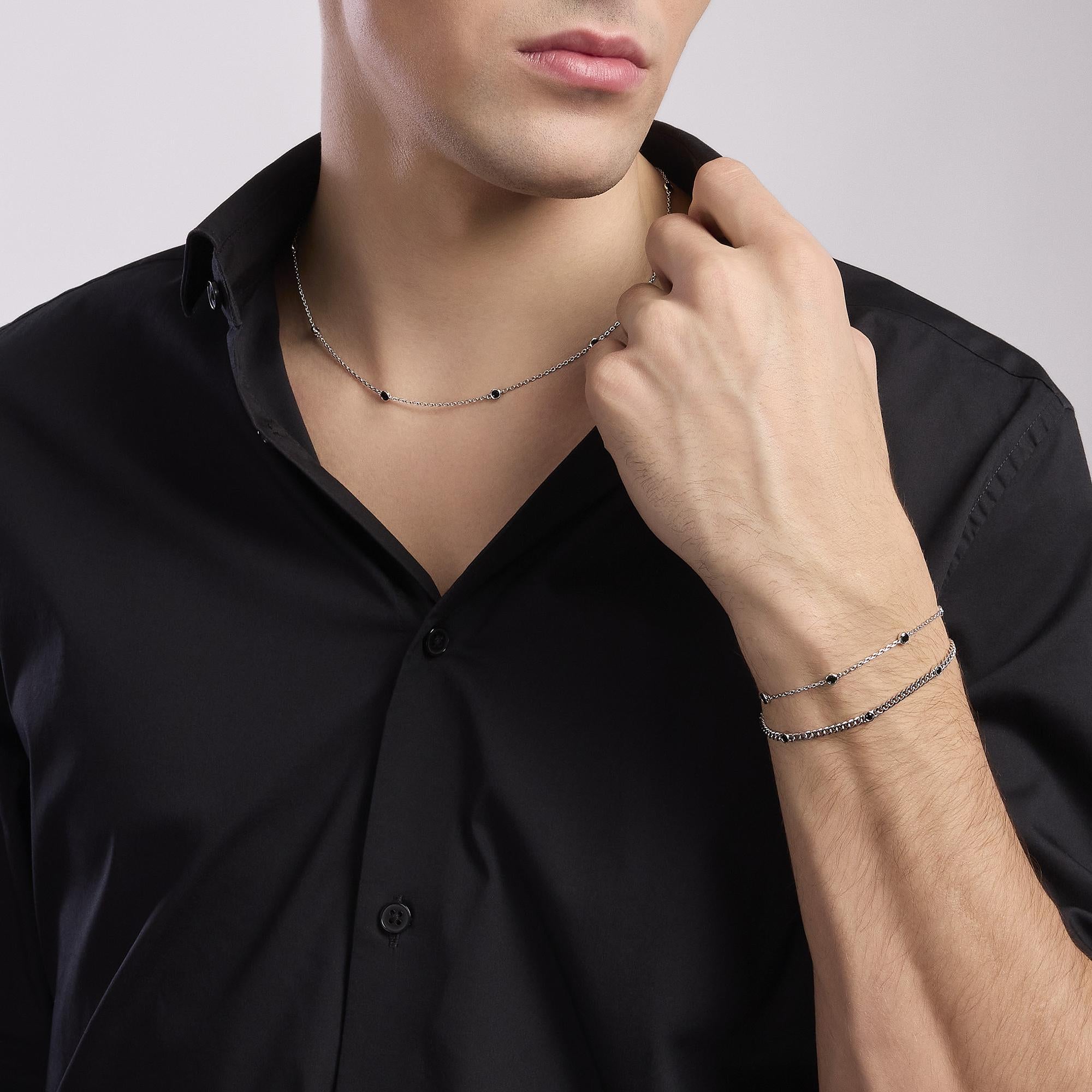 Mabina Uomo - Bracciale uomo catena groumette Spotlight - 533845