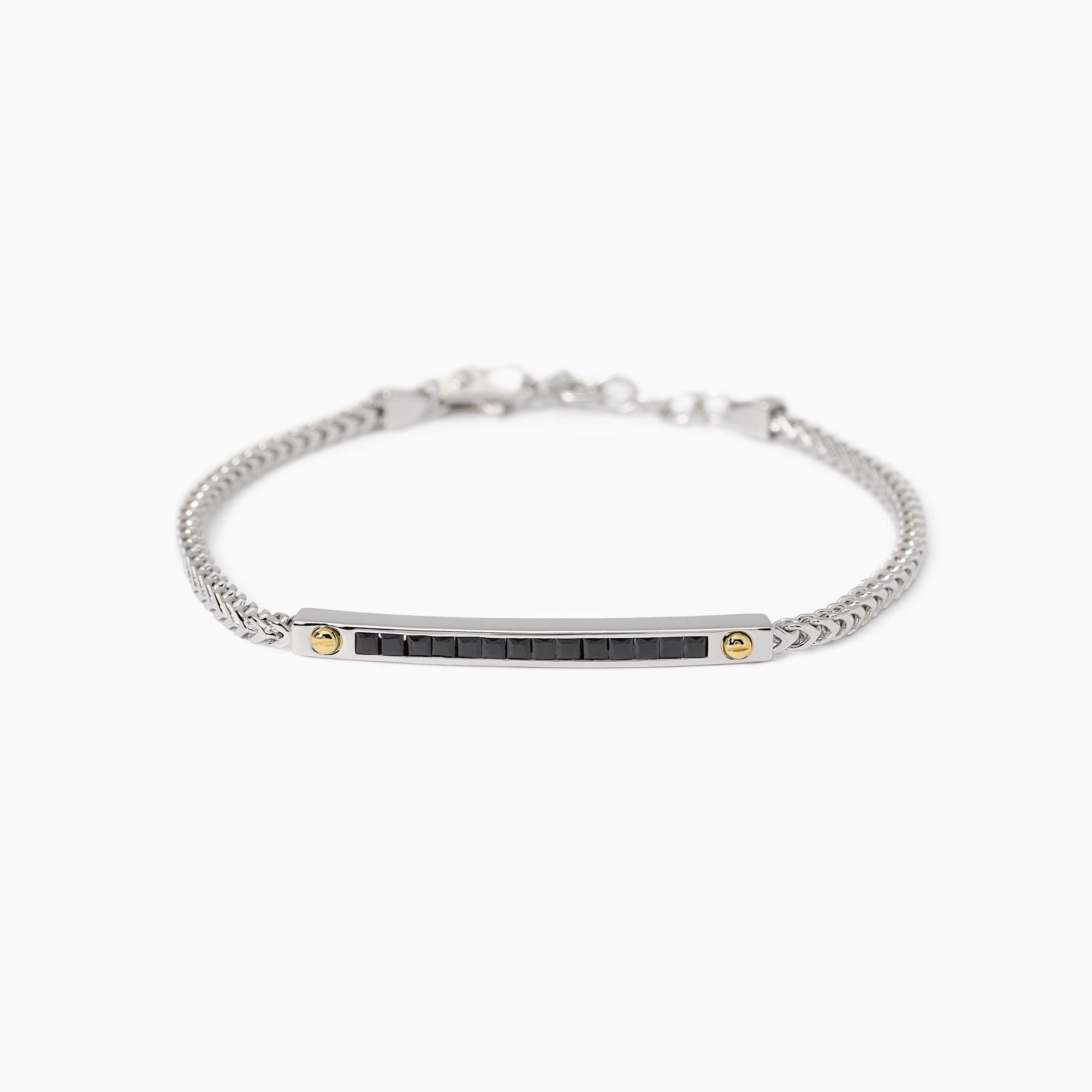 Mabina Uomo - Tools Zirkonia-Plattenarmband - 533992