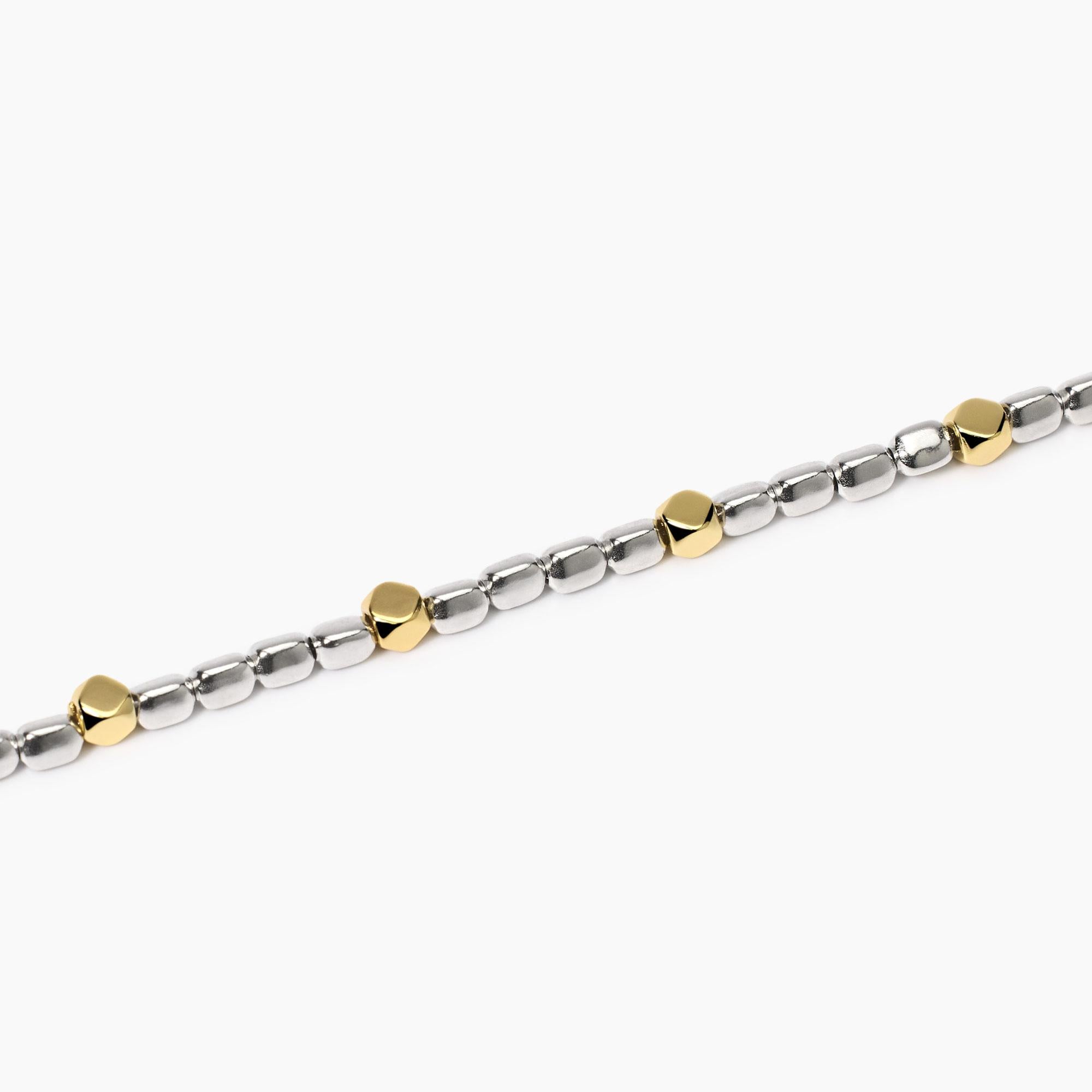 Mabina Uomo - Bracciale regolabile con elementi placcati oro California - 534003