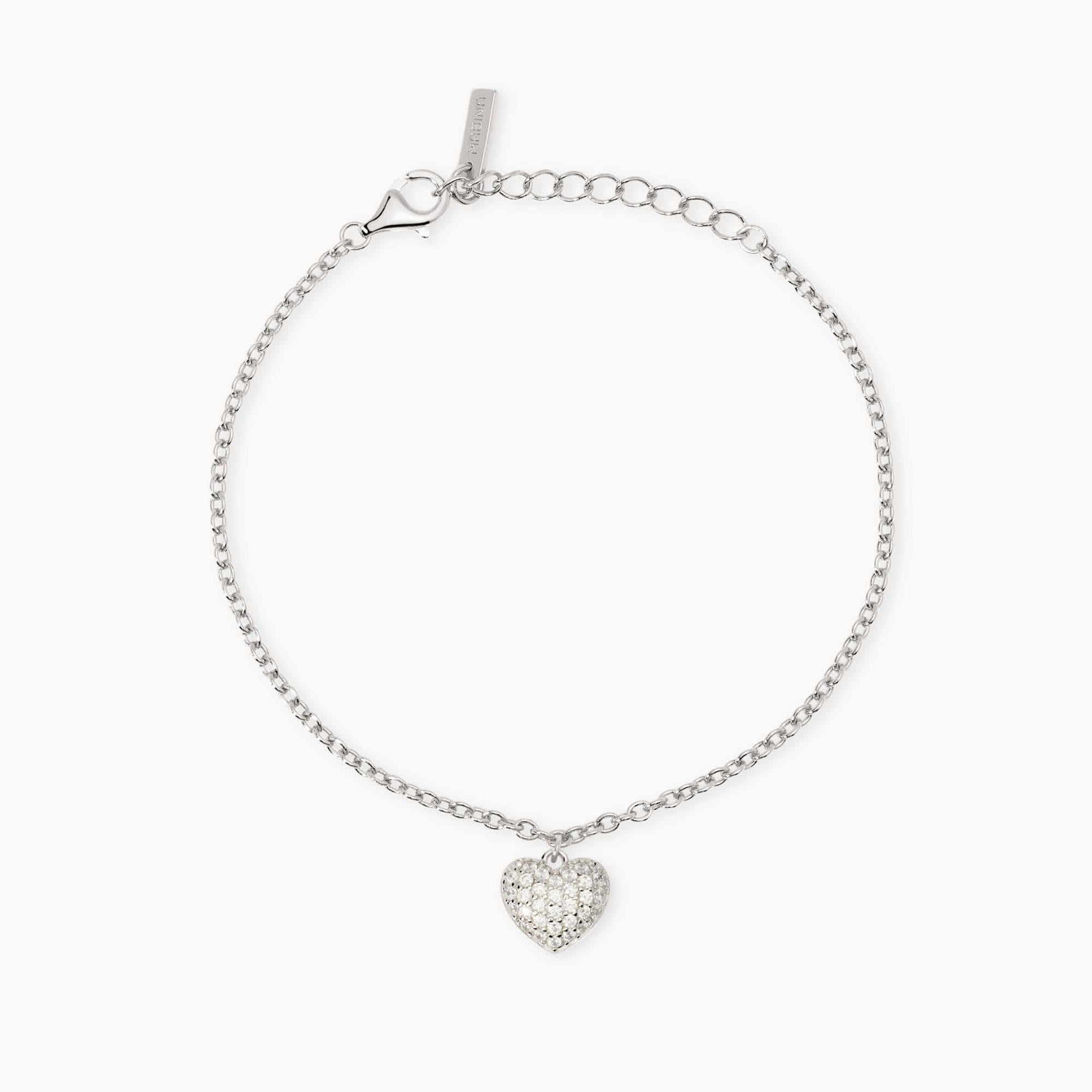 Mabina Donna - Bracciale regolabile con ciondolo cuore Feeling - 534052