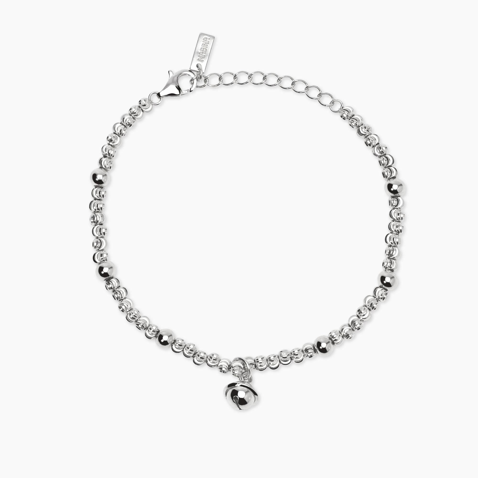 Mabina Donna Bracciale con sfere e campanella, LITTLE MIX- 534096