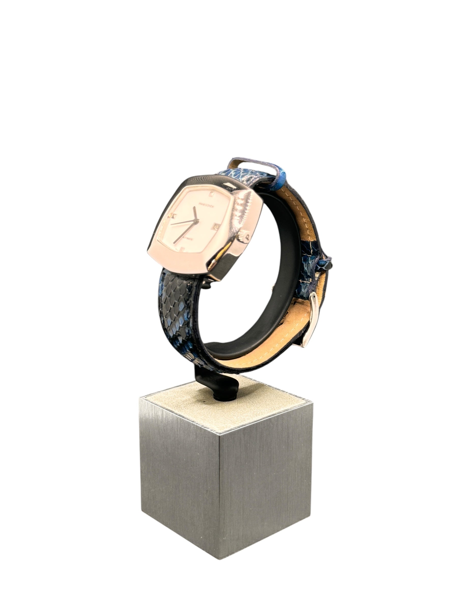 Pianegonda Unisex-Automatikuhr, 40 mm, Vintage-Kollektion – W002-1-Blau
