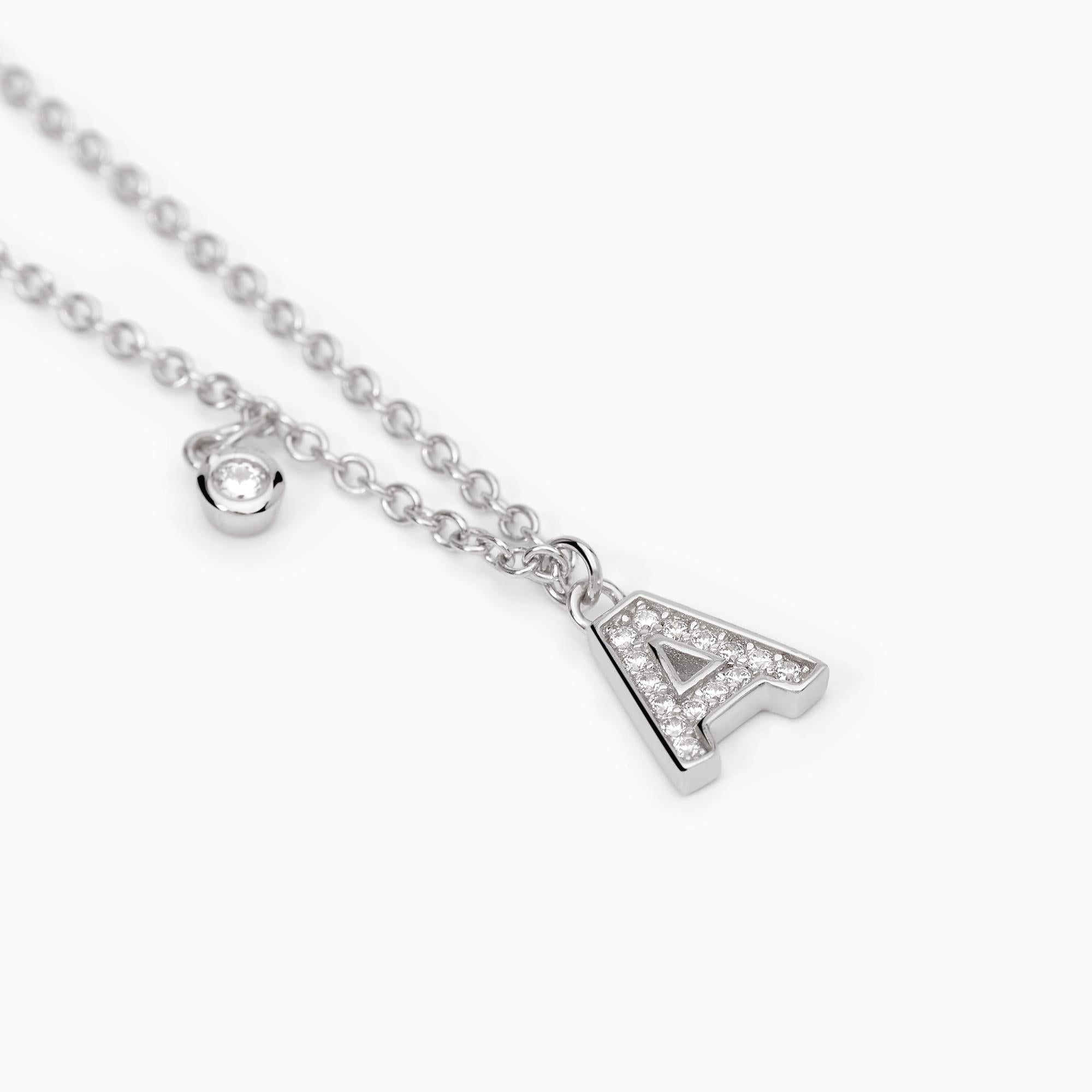 Mabina Donna – Halsband mit Buchstabe „A“ – 553500A
