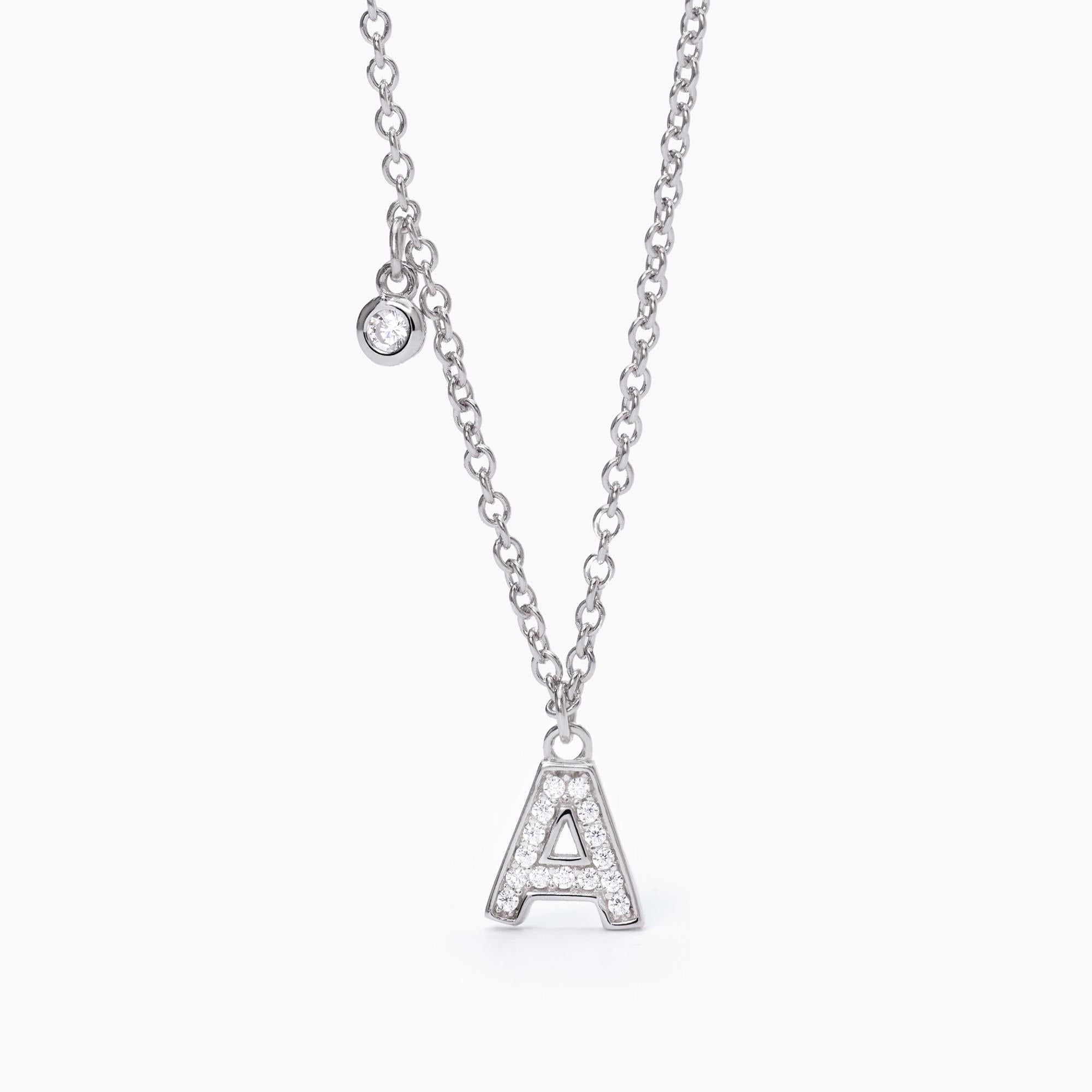 Mabina Donna – Halsband mit Buchstabe „A“ – 553500A