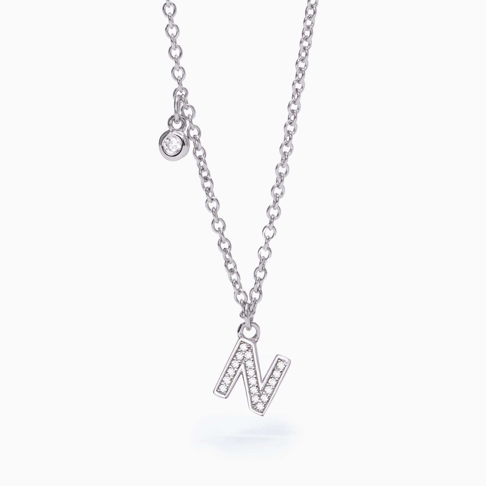 Mabina Donna - Choker mit Buchstabe "N" - 553500N