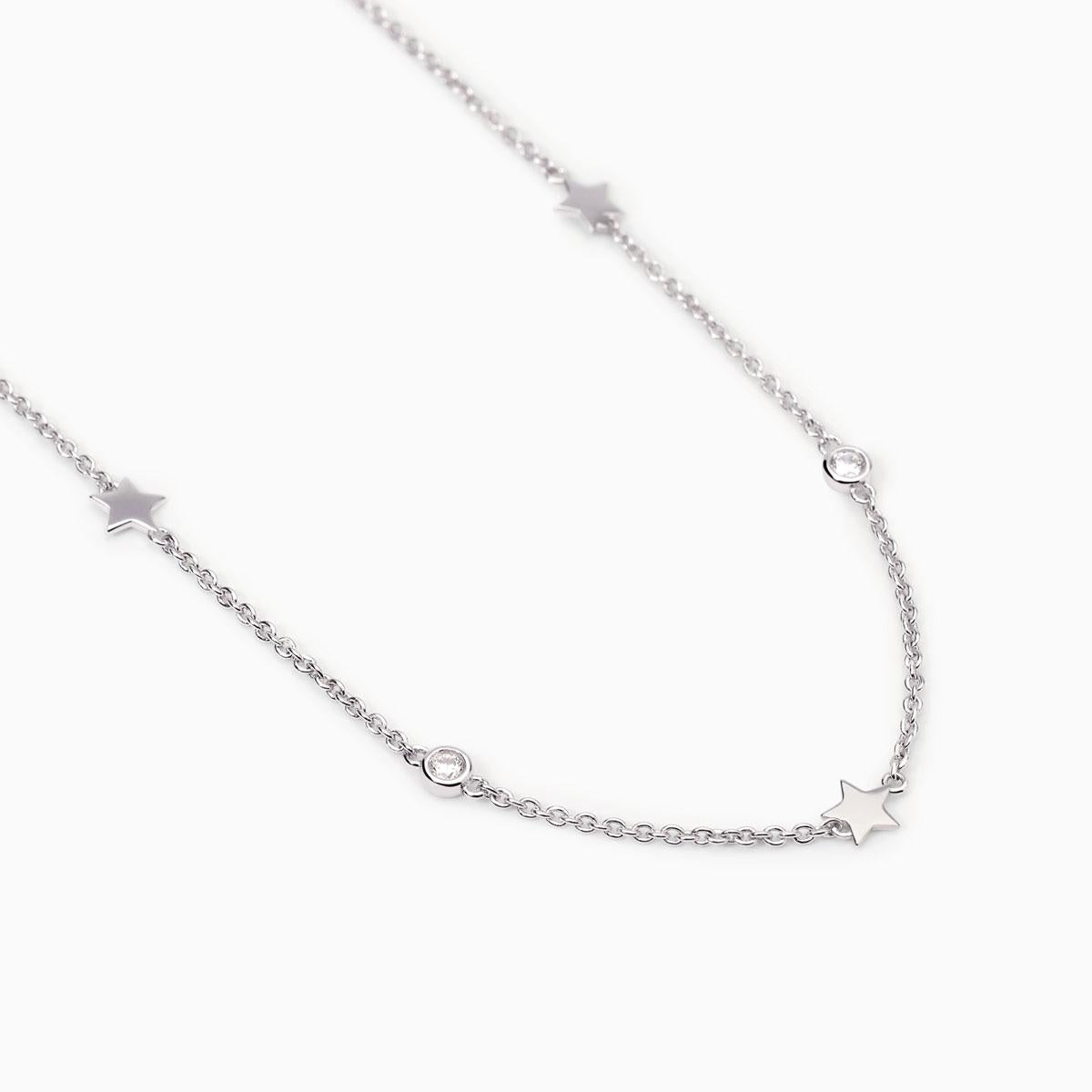 Mabina Donna - Choker mit Sternen und Zirkonen NARCISO - 553704