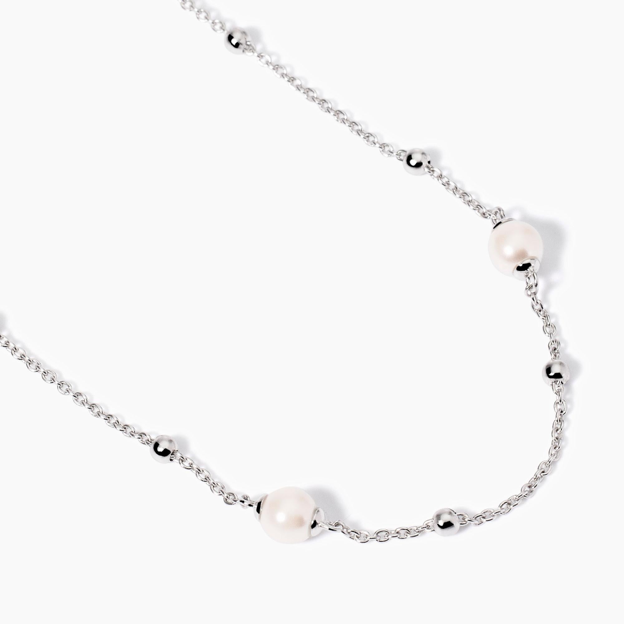 Mabina Donna - Duchessa Shell Pearl Silver Choker - 553732