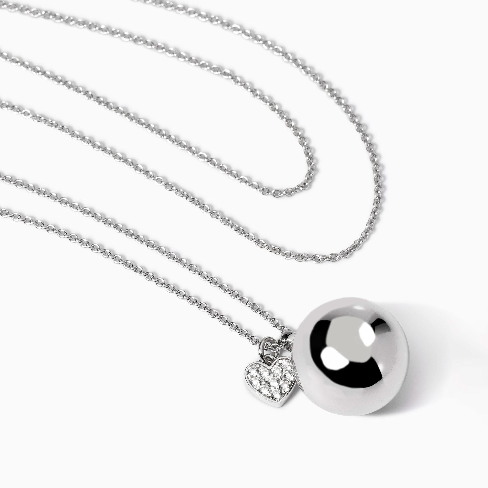 Mabina Donna - Collana con ciondolo Chiama Angeli Made with Love - 553744