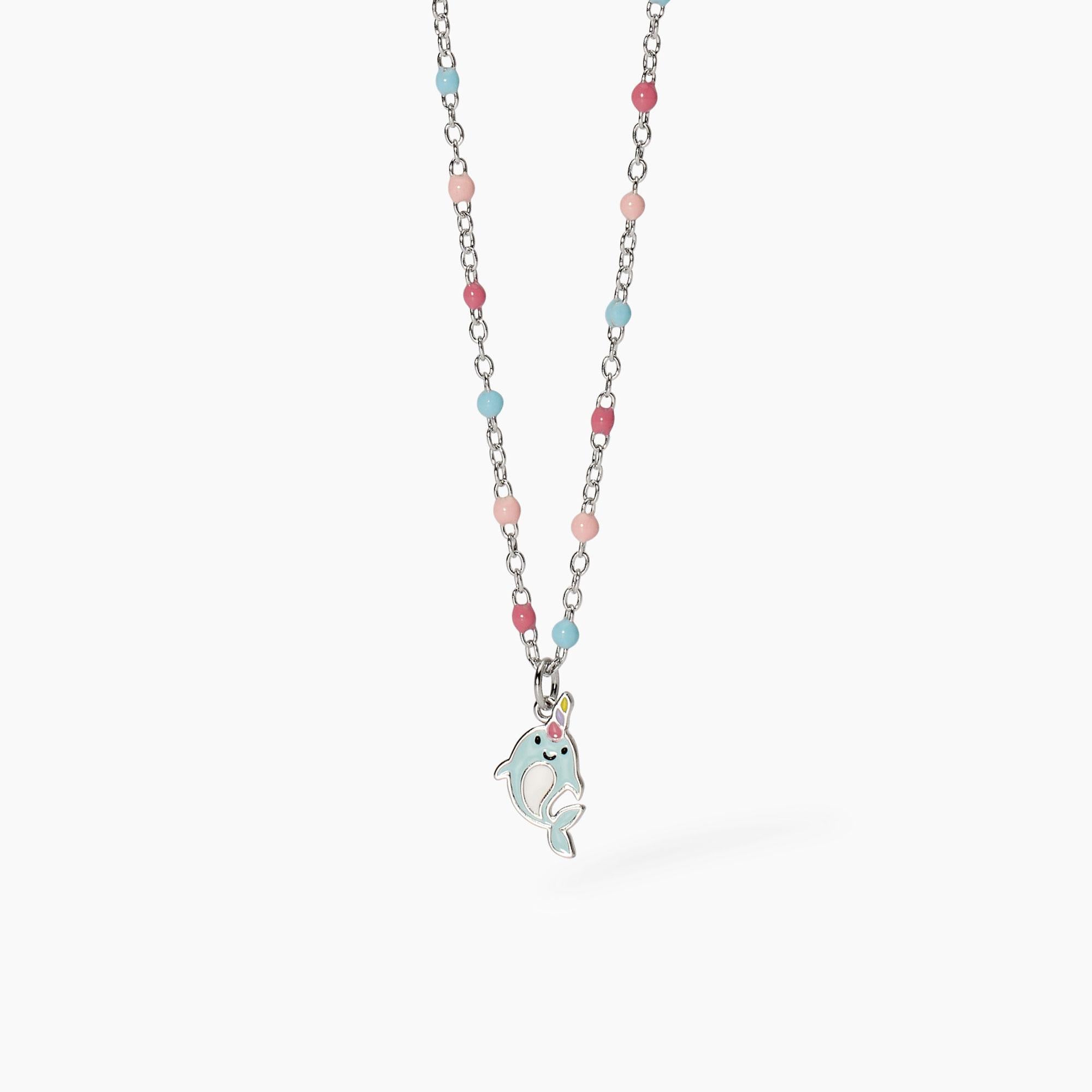 Mabina Junior - Girocollo multicolor da bambina Delfina - 553771
