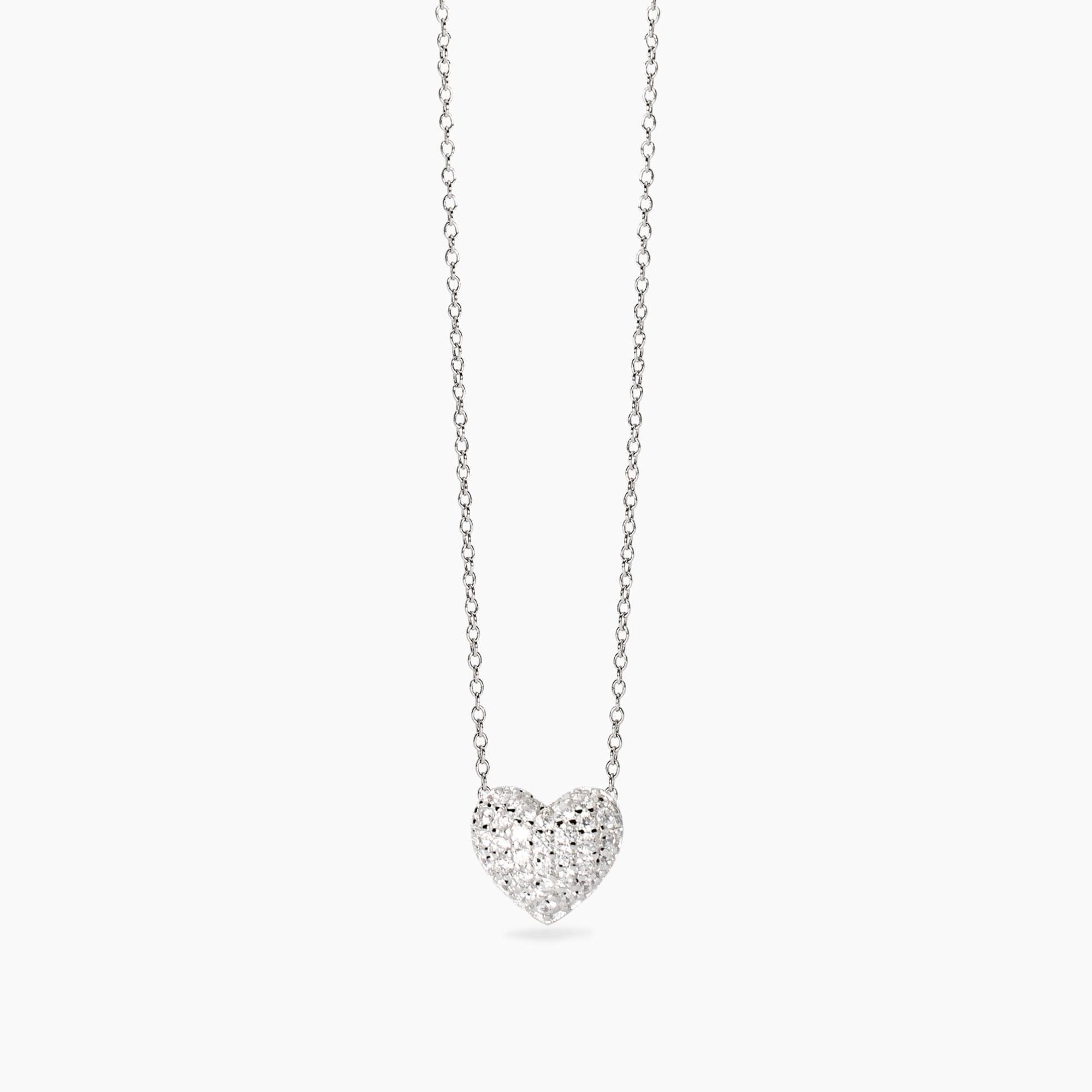 Mabina Donna - Girocollo in argento con fiore in zirconi Feeling - 553799