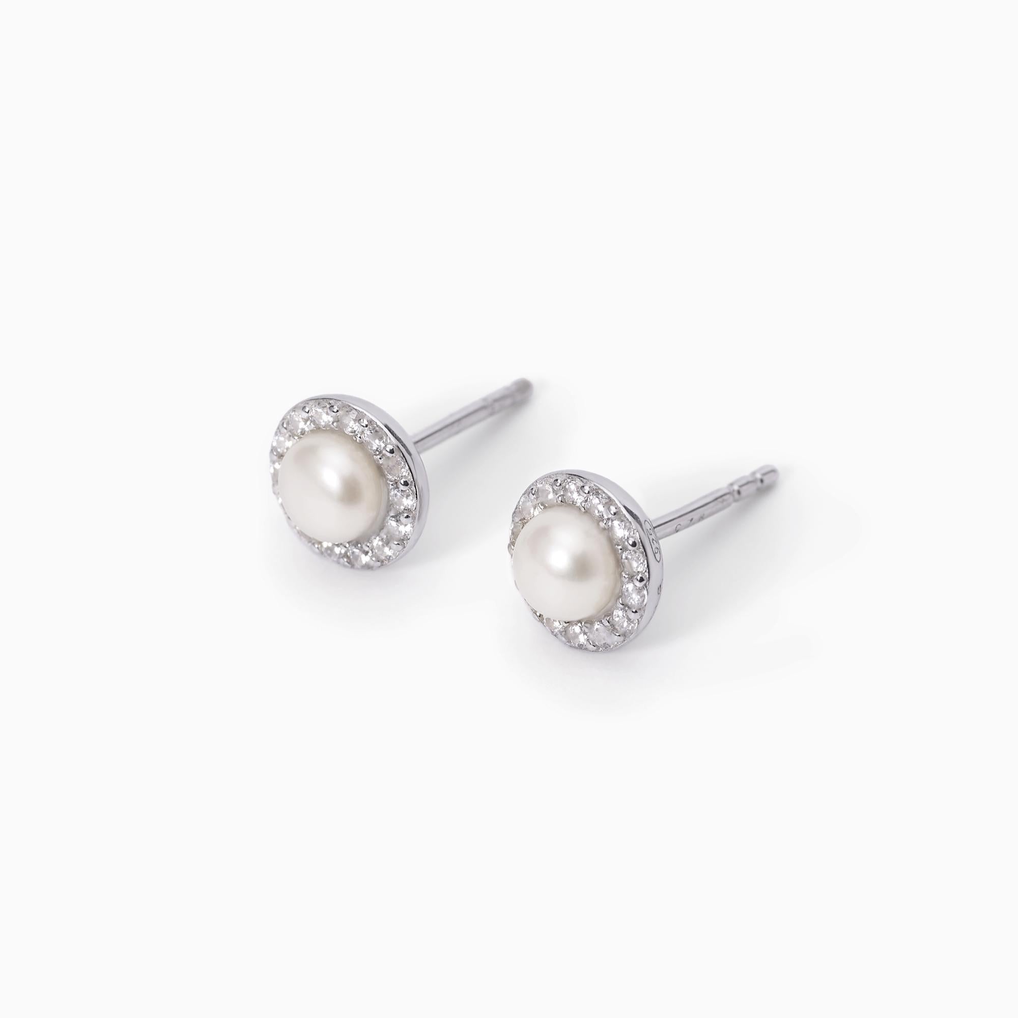 Mabina Donna - Orecchini lobo con perle coltivate MILANESIENNE - 563553