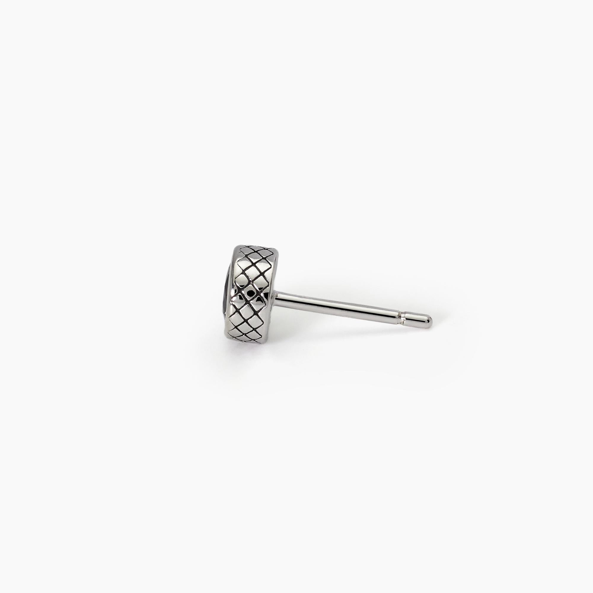 Mabina Uomo – BRIGHT Ohrring mit Diamant-Finish – 563620