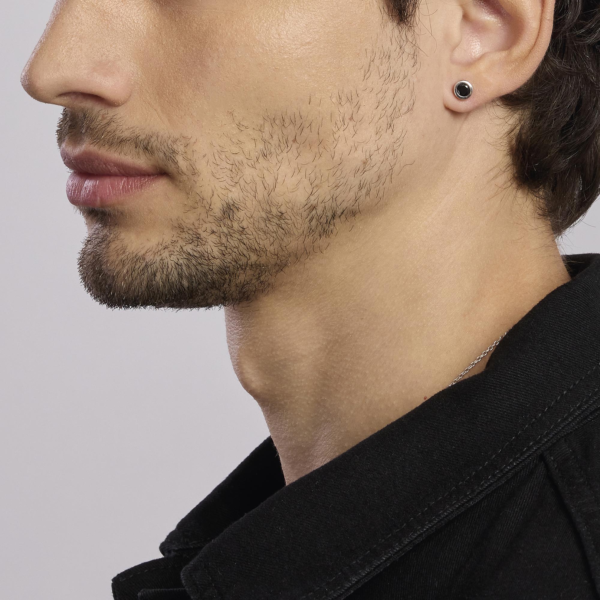 Mabina Uomo – BRIGHT Ohrring mit Diamant-Finish – 563620