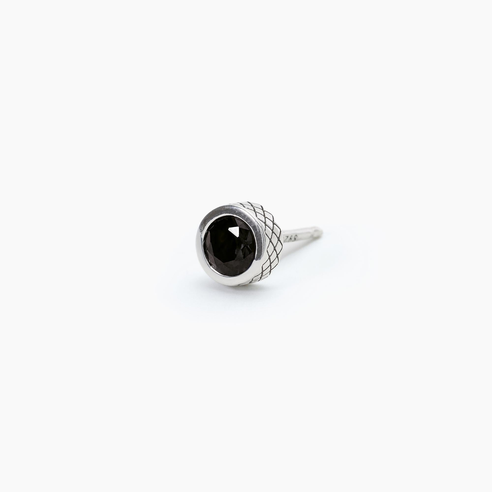 Mabina Uomo – BRIGHT Ohrring mit Diamant-Finish – 563620