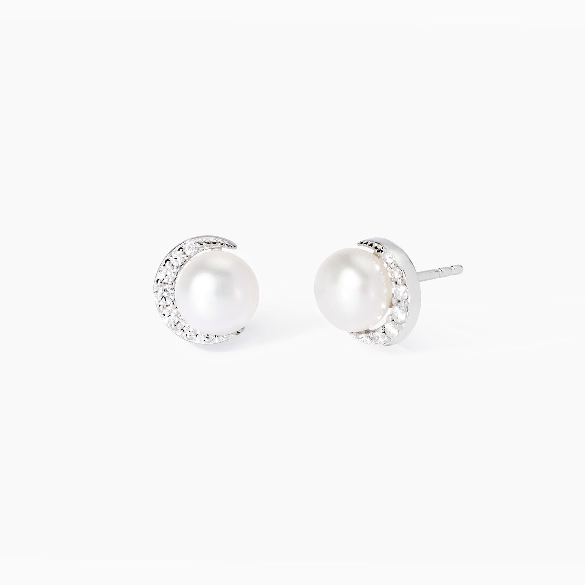 Mabina Donna - Orecchini in argento con perle coltivate Incontri - 563809