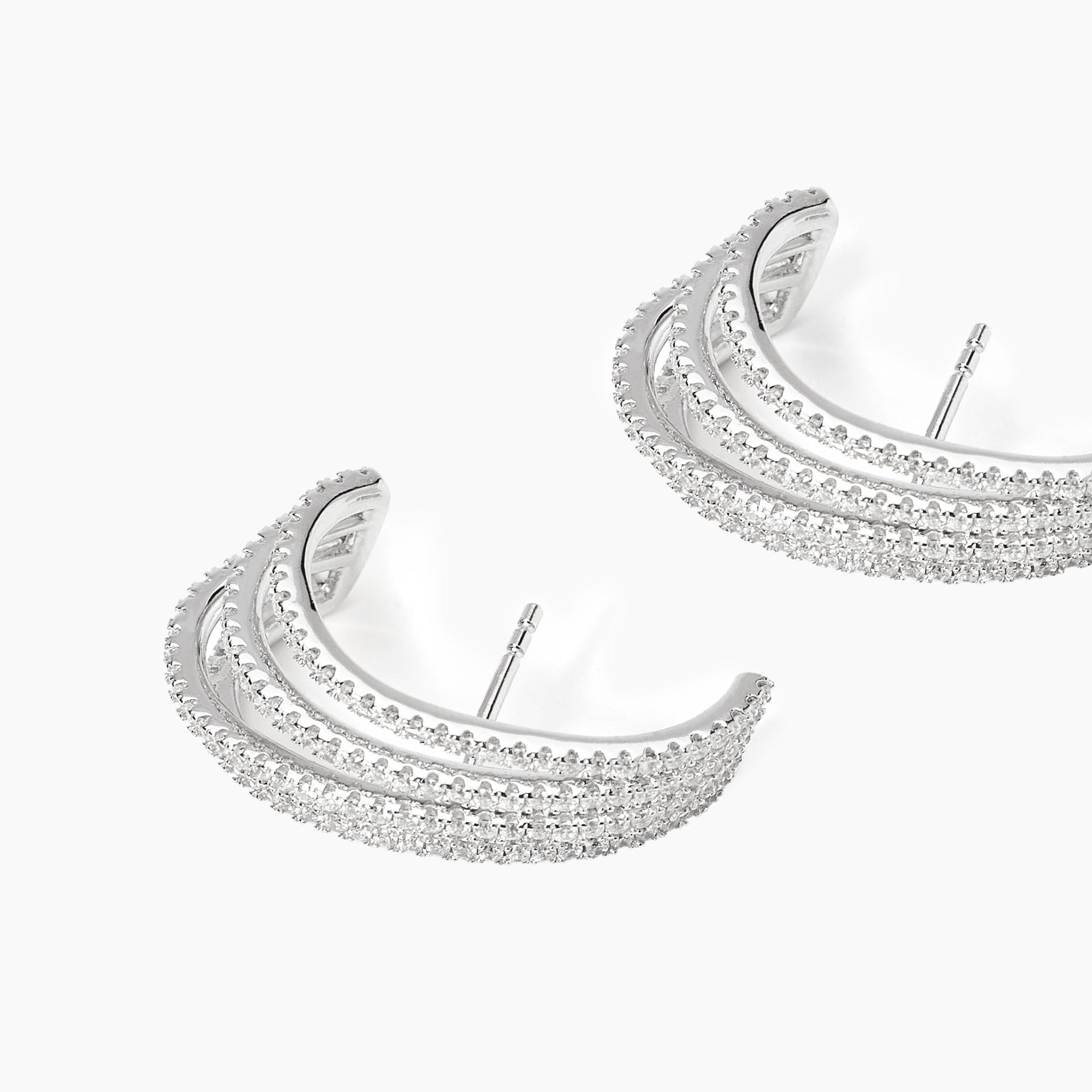 Mabina Donna Orecchini in argento e zirconi, COLPO DI FULMINE - 563937