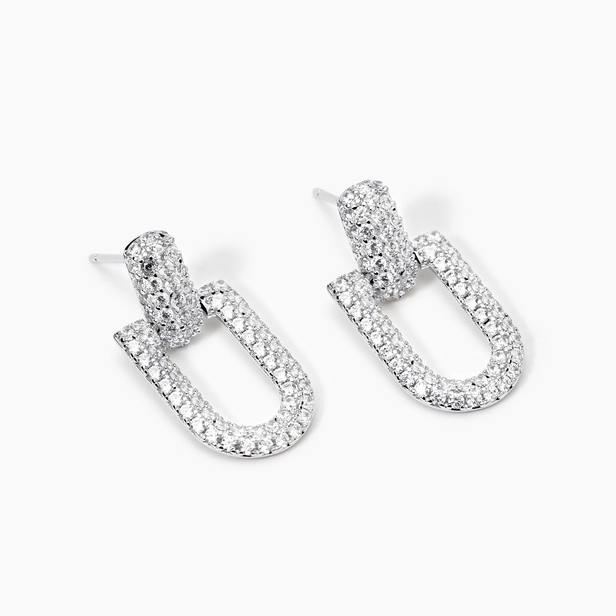 Mabina Donna - Orecchini in argento con zirconi ROMA - 563943