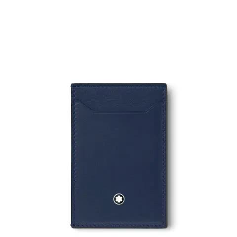 Montblanc Meisterstück 3cc Leder-Kartenetui Blau – 131697