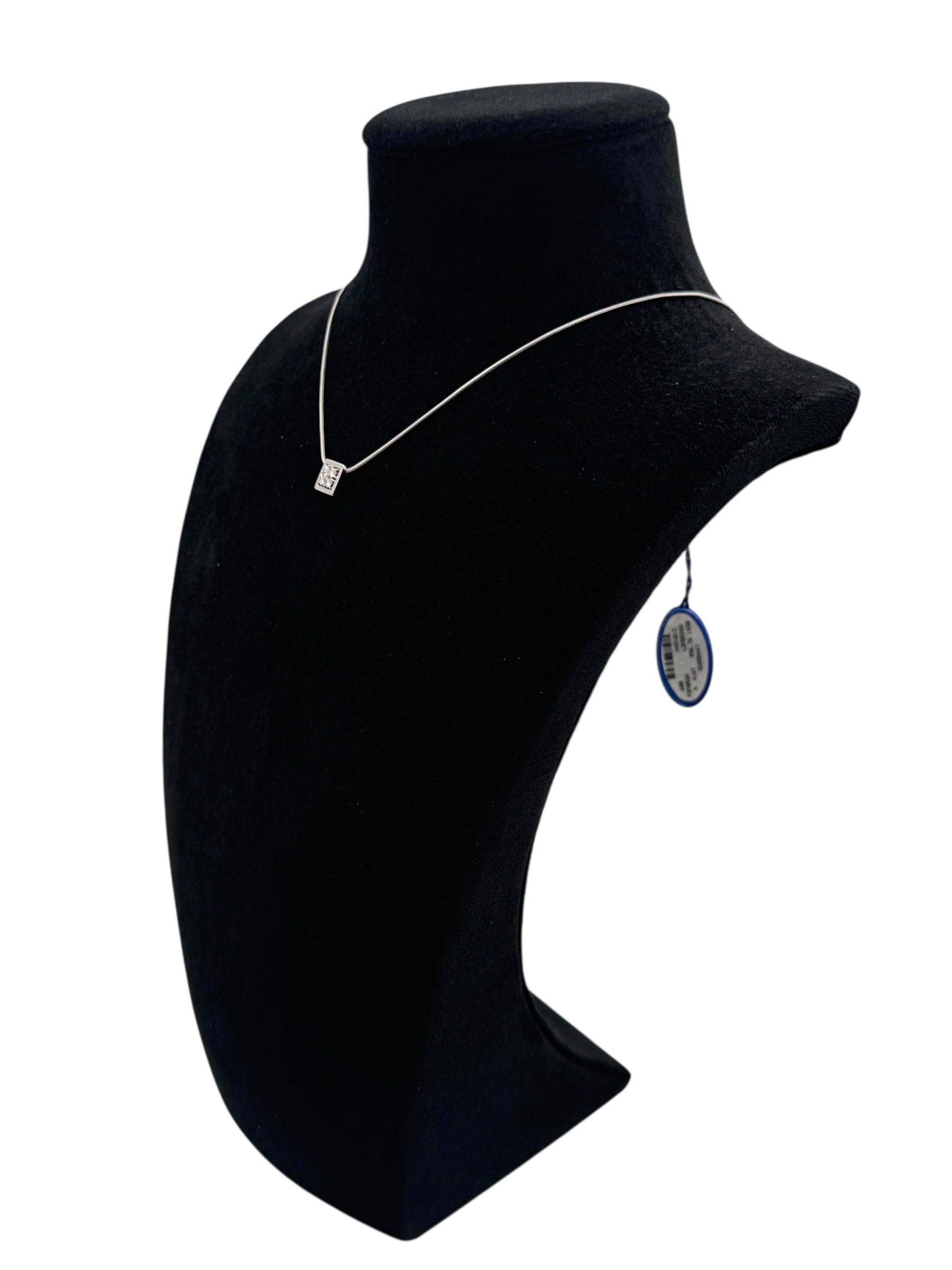 girocollo Damiani in oro bianco 18kt e diamanti, con pendente fantasia - DDB55447