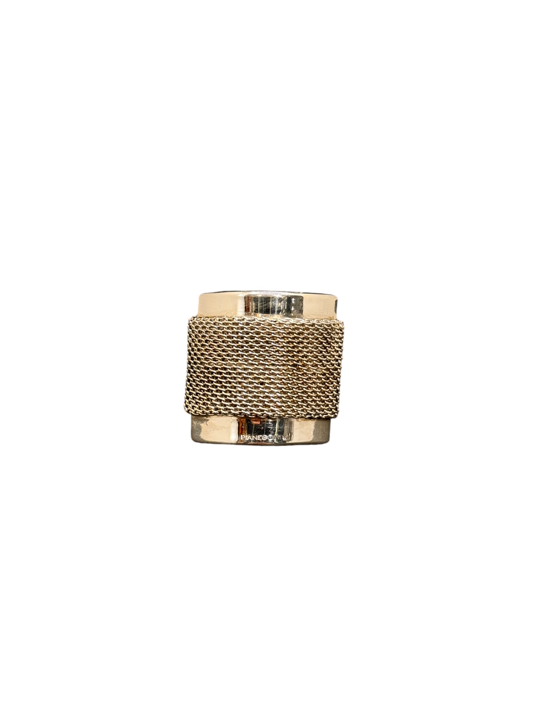 Pianegonda women's silver ring with hammered effect on the head - AA010089