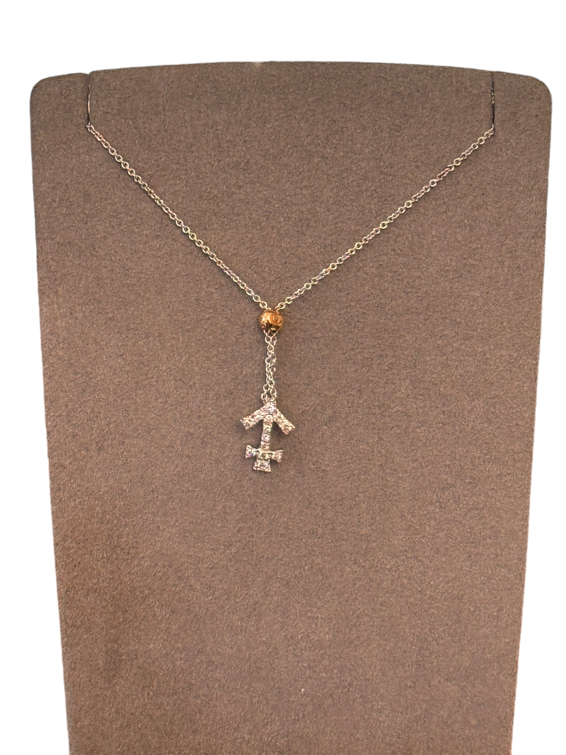CHIMENTO Halskette aus Weißgold und Diamanten, Sternzeichen Schütze, 0,16 ct – 81975200