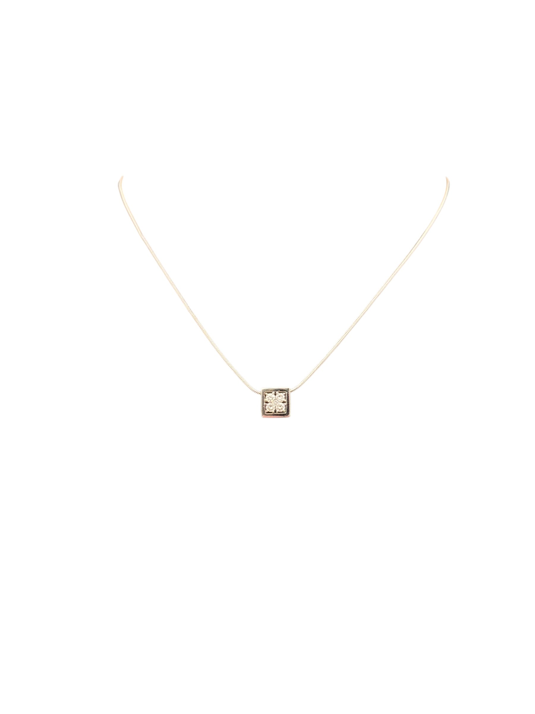girocollo Damiani in oro bianco 18kt e diamanti, con pendente fantasia - DDB55447