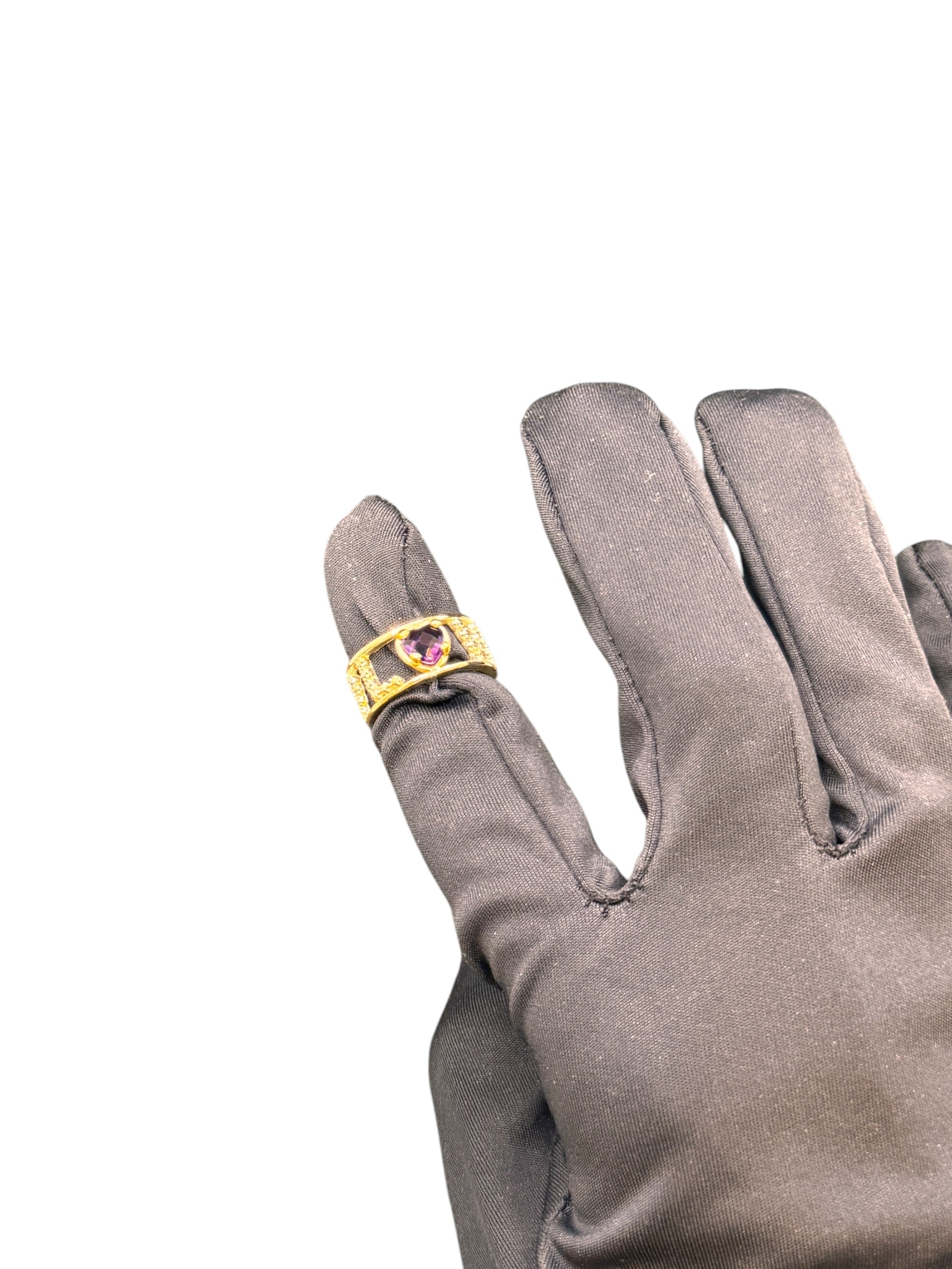 Labriola Bandring aus Silber und weißer Emaille, mit dem Wort LOVE – AG1034/B