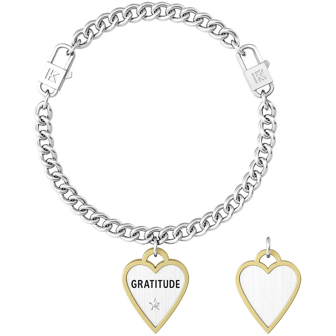 Kidult Damenarmband, Love Collection - HERZ | DANKBARKEIT - 731940