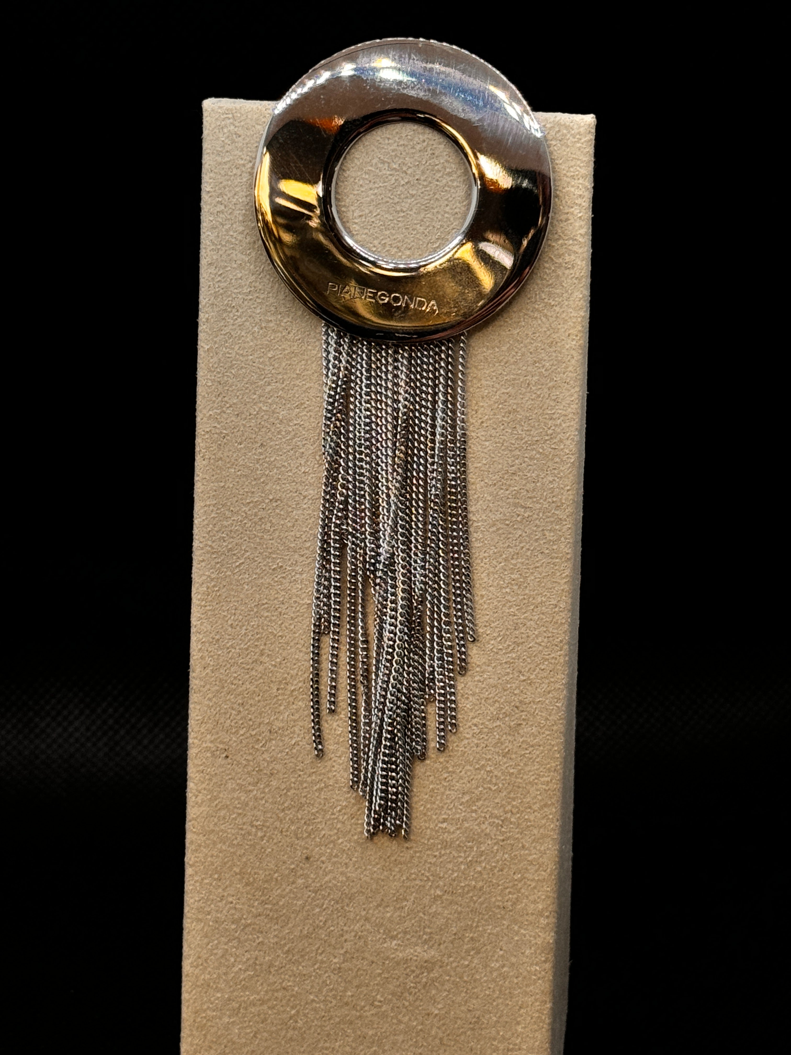Pianegonda einzelner Ohrring-Anhänger in Silber - MONOR PIAN