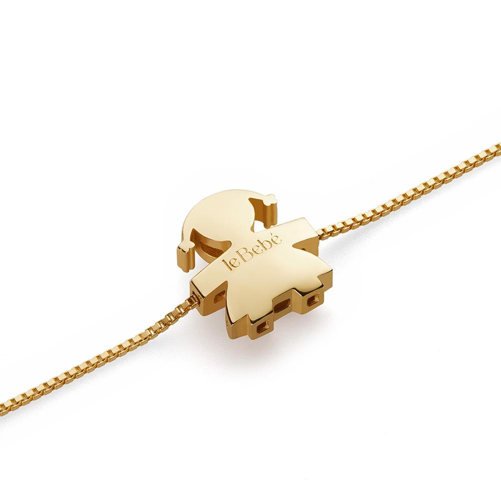 I TESORINI ARMBAND IN BABYFORM AUS GELBGOLD - LBB931