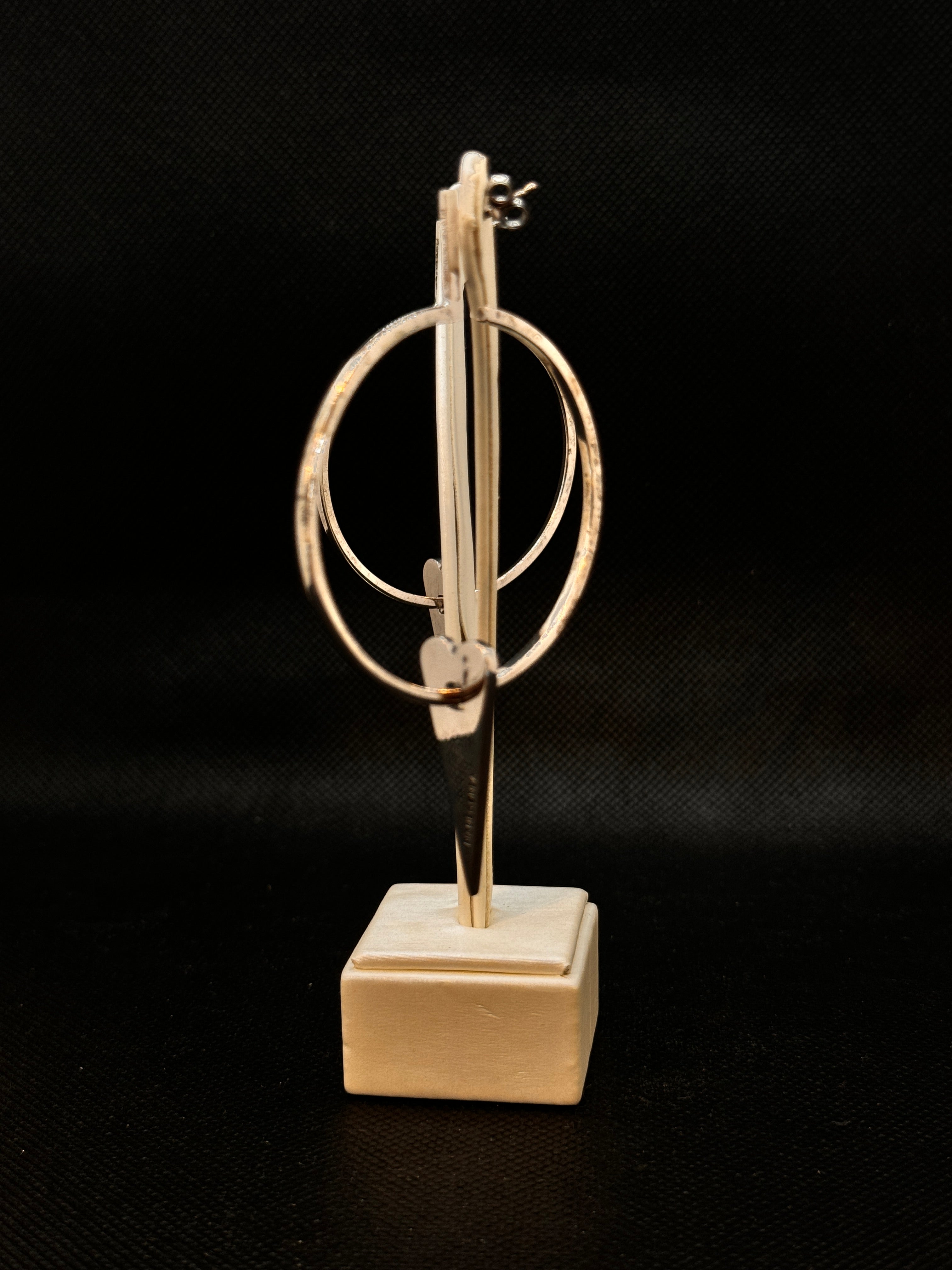 Silberne Creolen von Pianegonda, Kollektion Gold'n Soul – OA050383