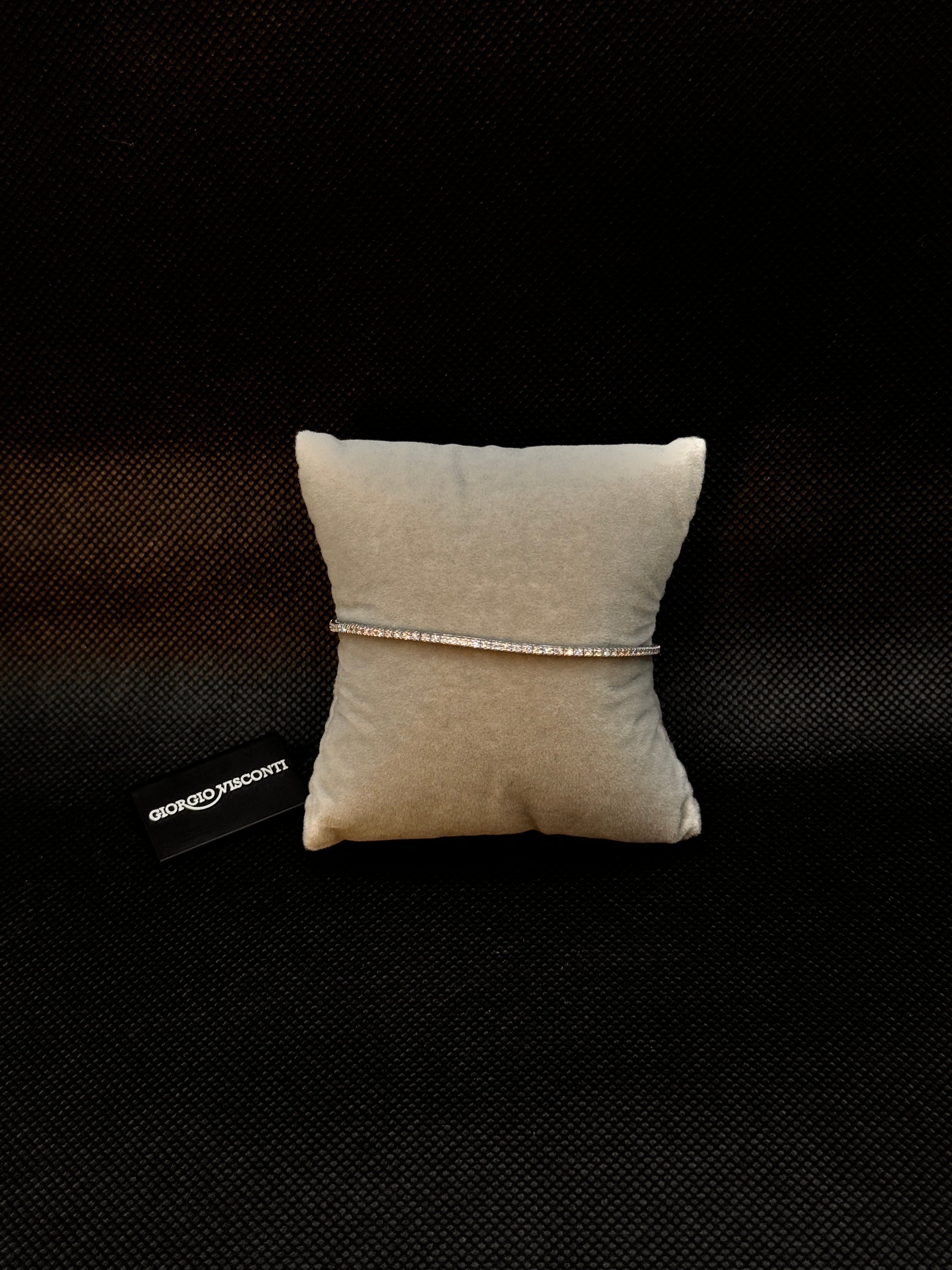 Tennisarmband aus Weißgold und Diamanten, 0,47 ct – BR37544B