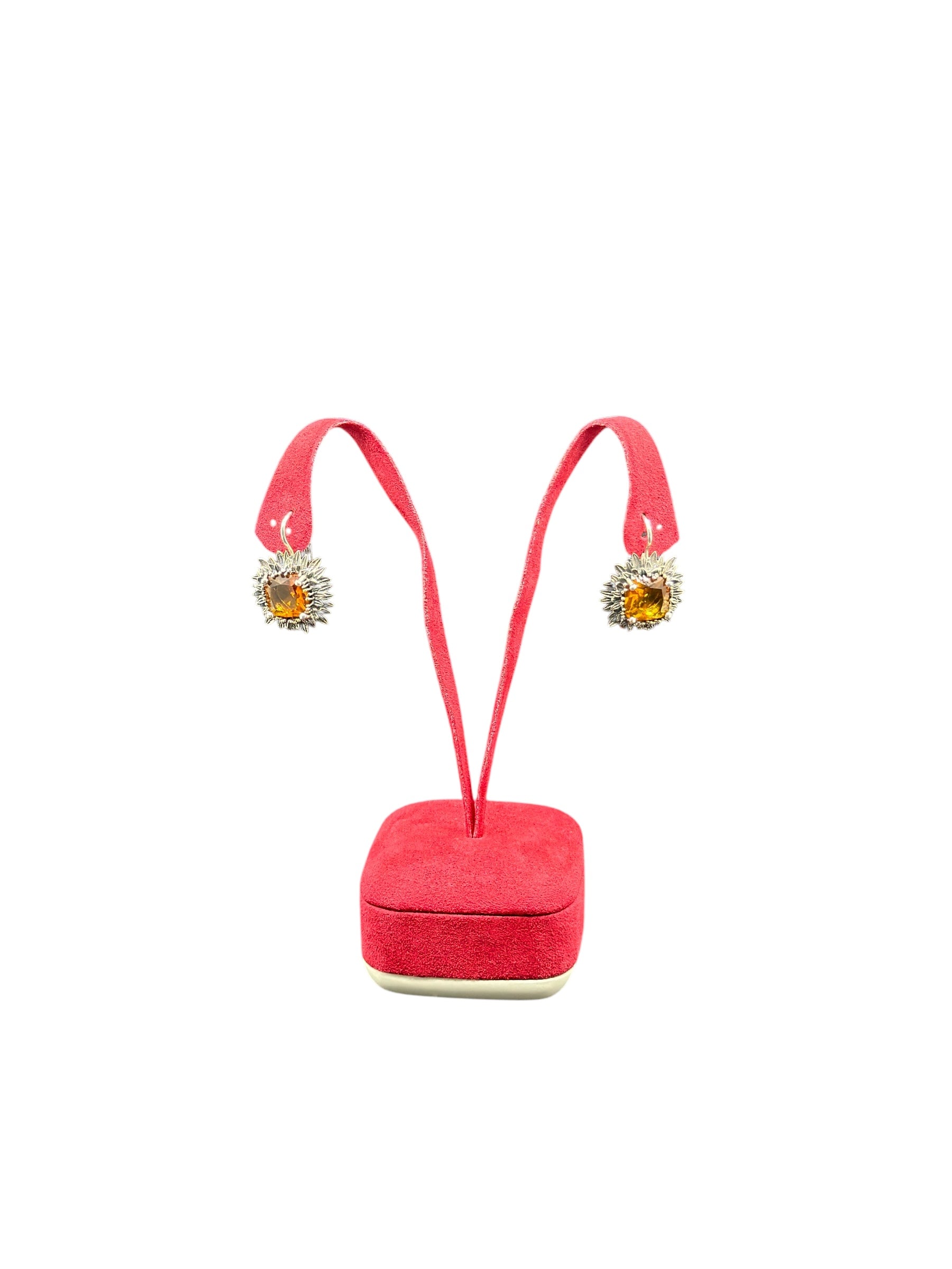 Labriola Daisy Ohrringe in Silber mit gelbem Citrinquarz – 2228G