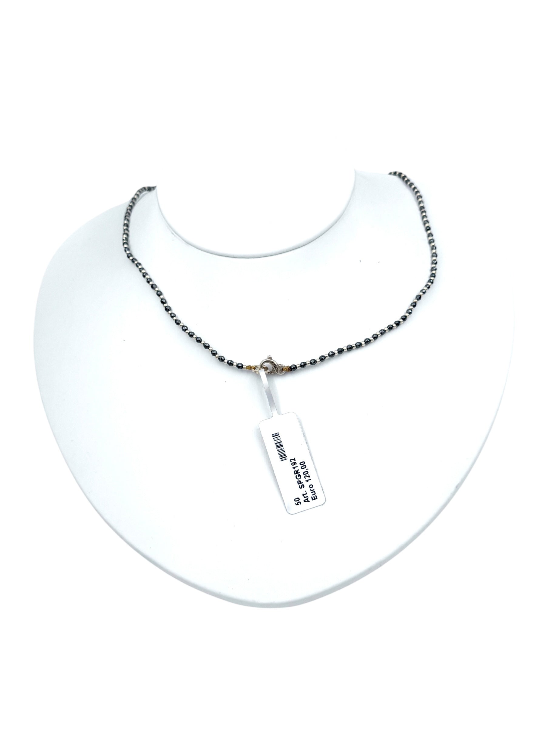 Collana Spadarella, da uomo, in argento e pietre color oro - SPGR192