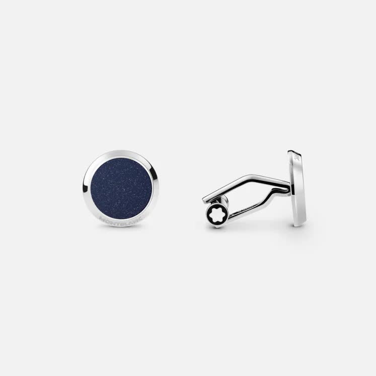 Gemelli Montblanc Meisterstück con Inserti in Pietra del Sole Blu - 112906