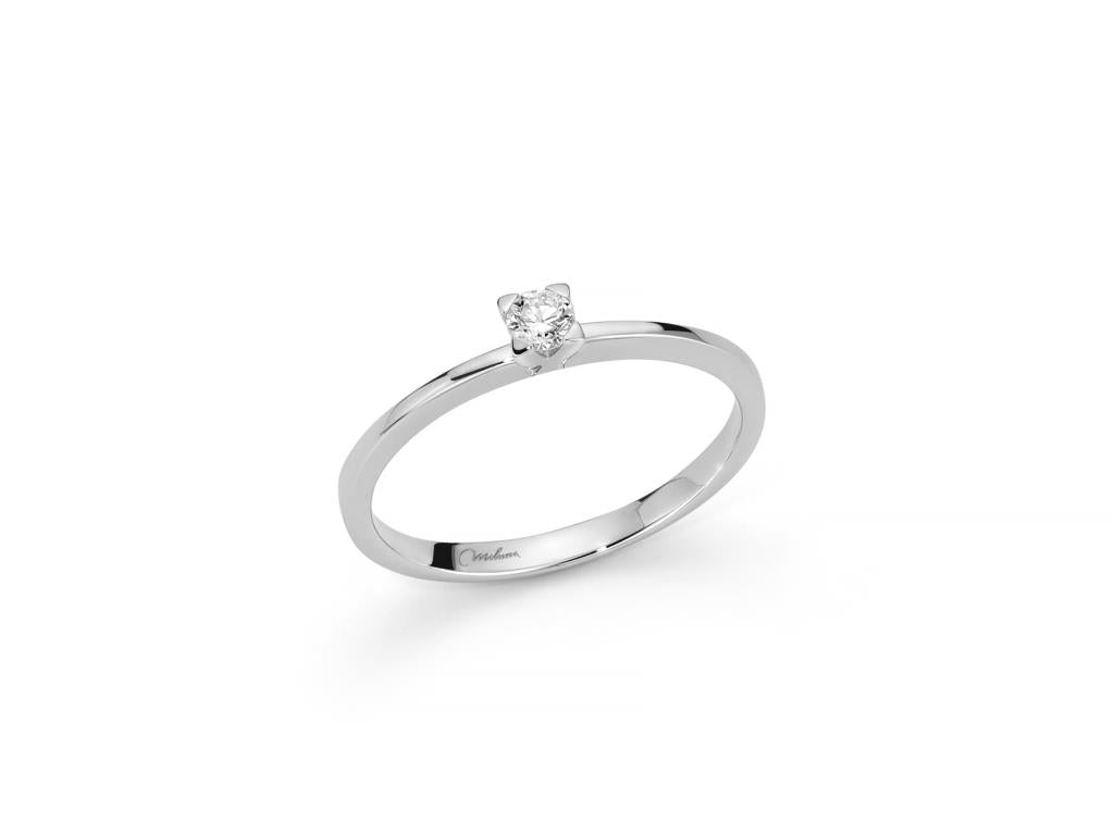 Infinite Love - Solitaire in white gold with four prongs - LI811-010
