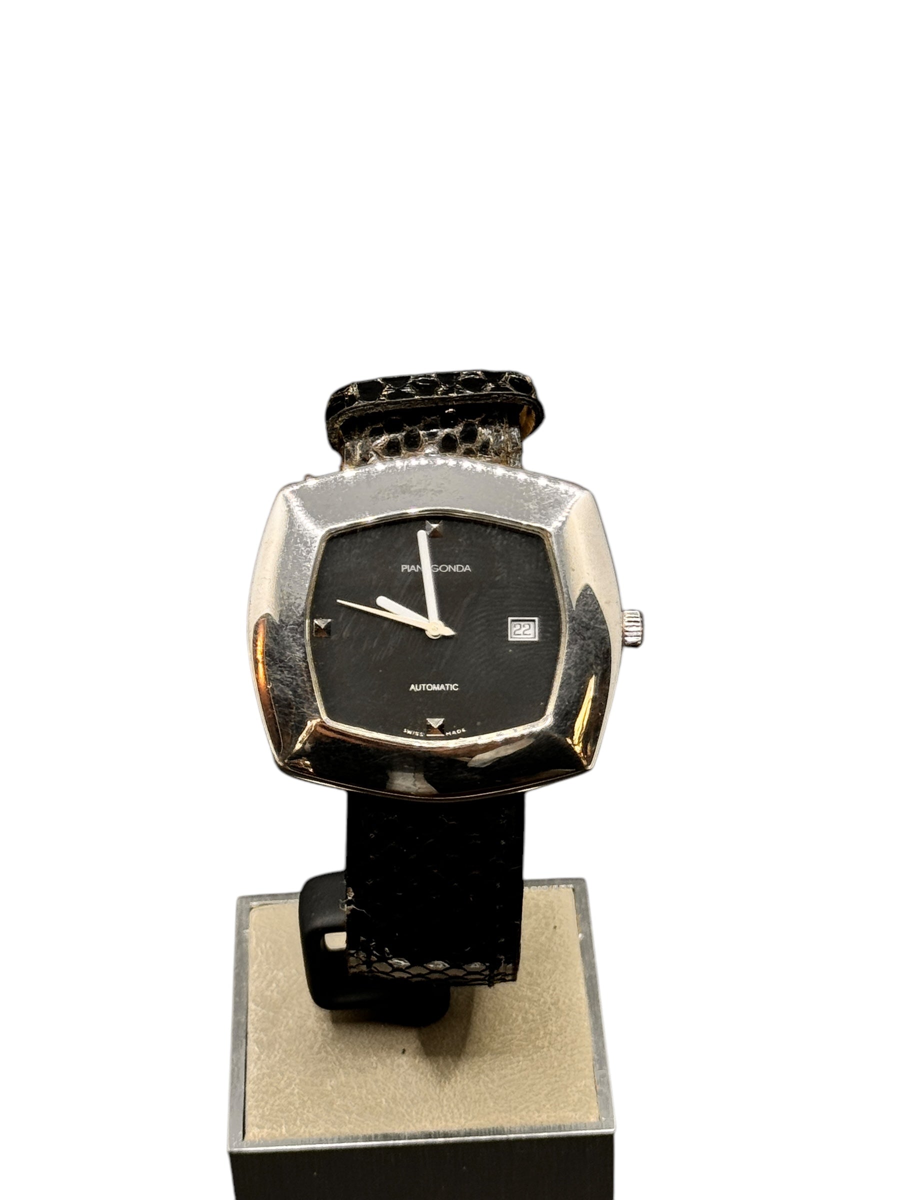 Orologio unisex Pianegonda, automatico, 40mm, collezione Vintage - W002-1-nero