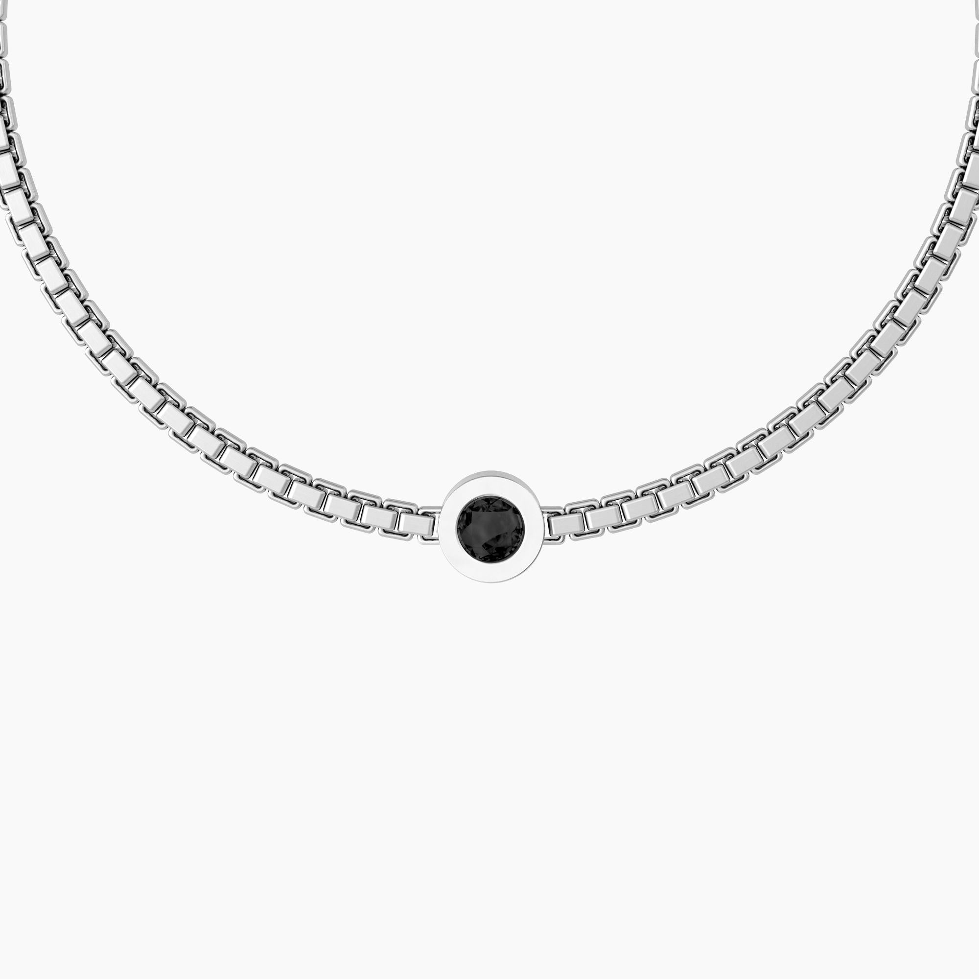Kidult Herren-Ketten- und Kristallarmband, UNIQUE – 732253
