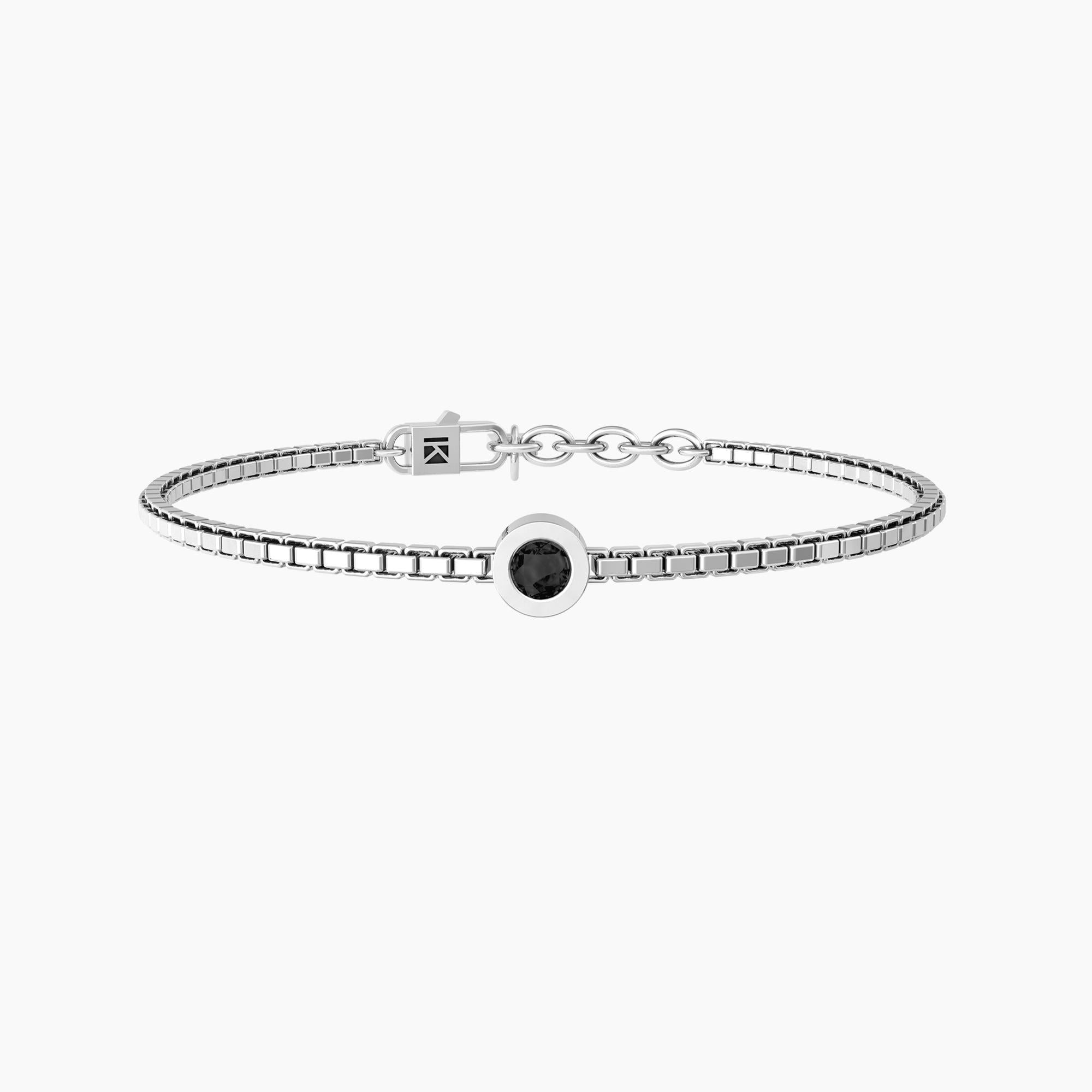 Kidult Herren-Ketten- und Kristallarmband, UNIQUE – 732253