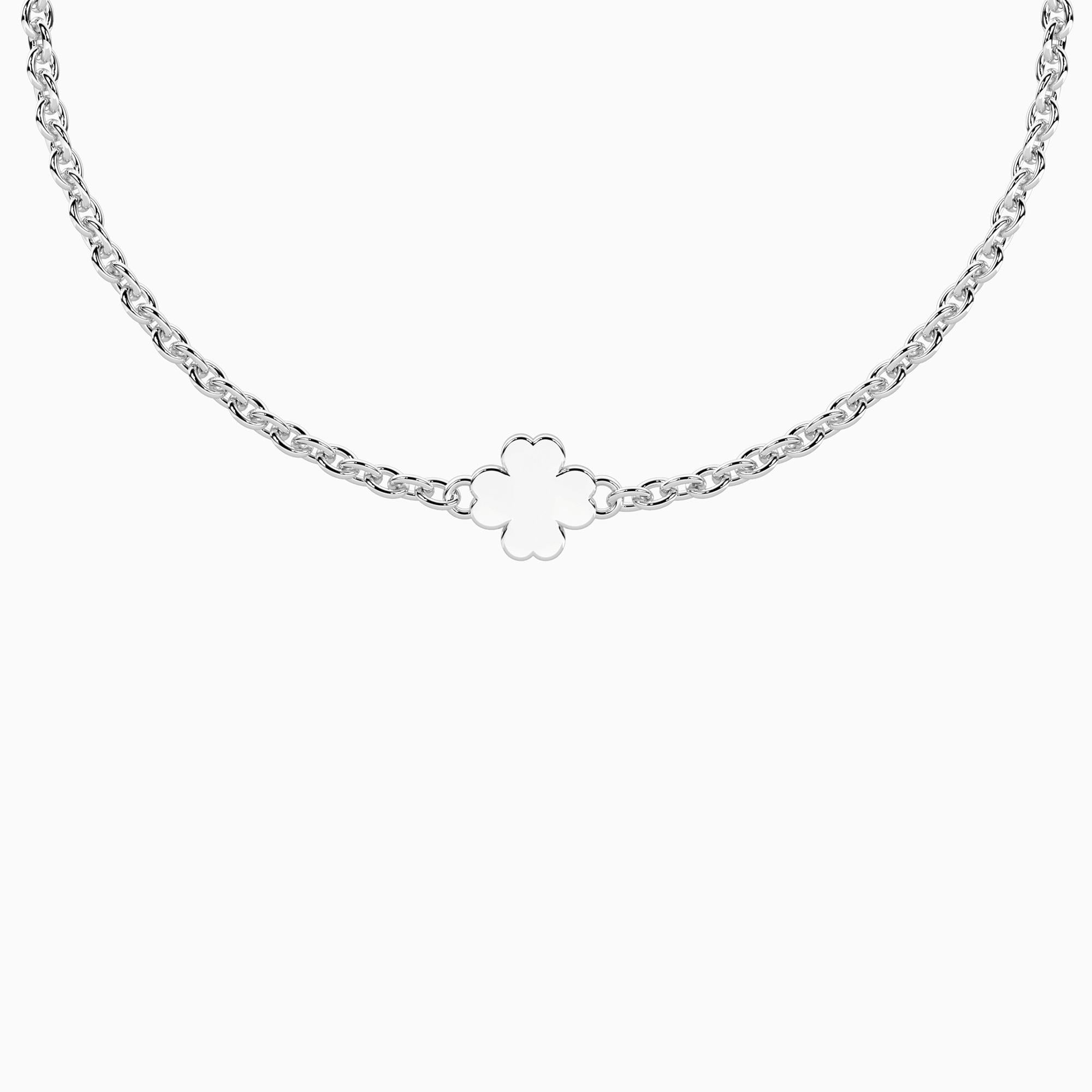 Bracciale Kidult con quadrifoglio e chiusura non-reversibile - 732316
