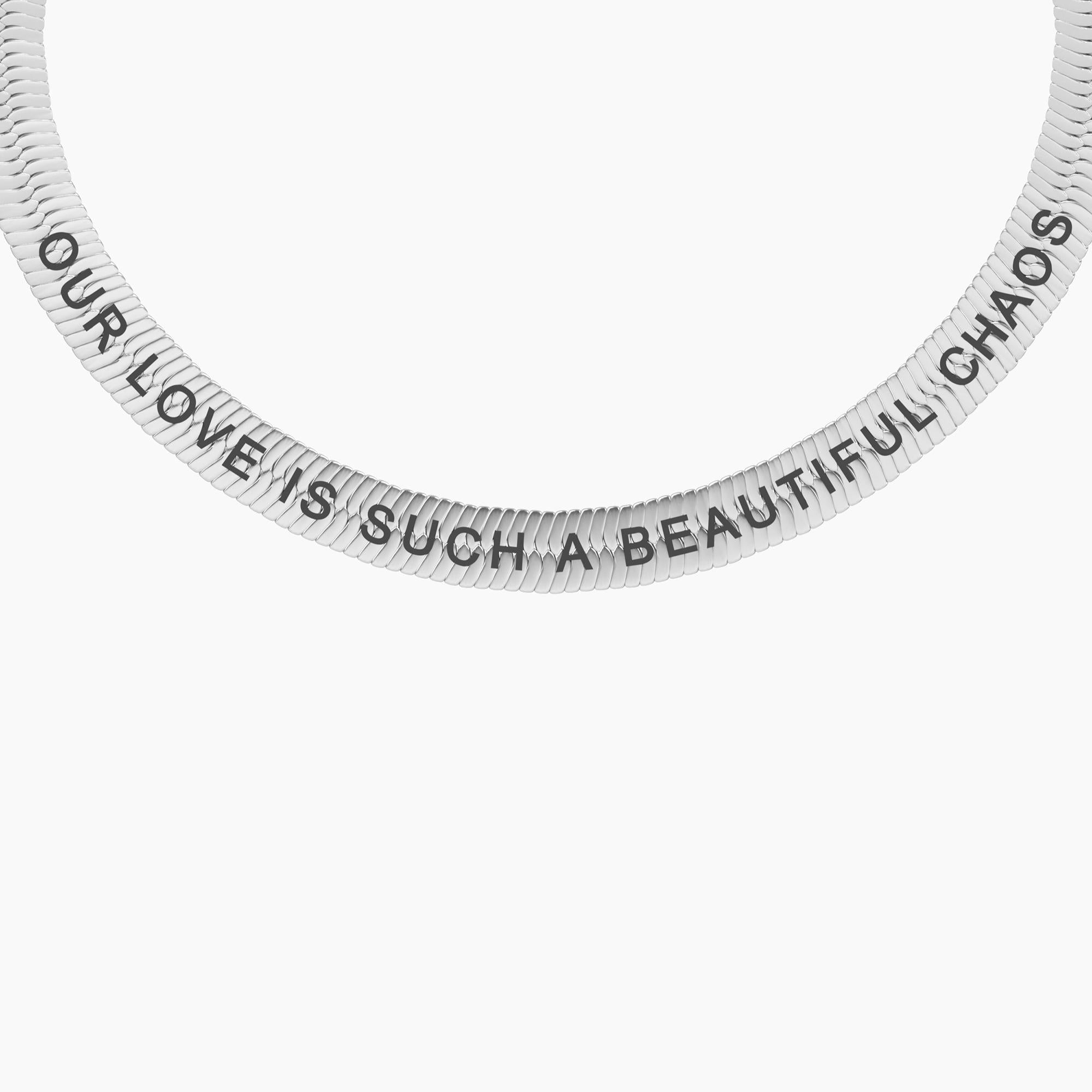 Stretch-Armbänder für Sie und Ihn mit dem Spruch „Love“ | Chaos – 732358