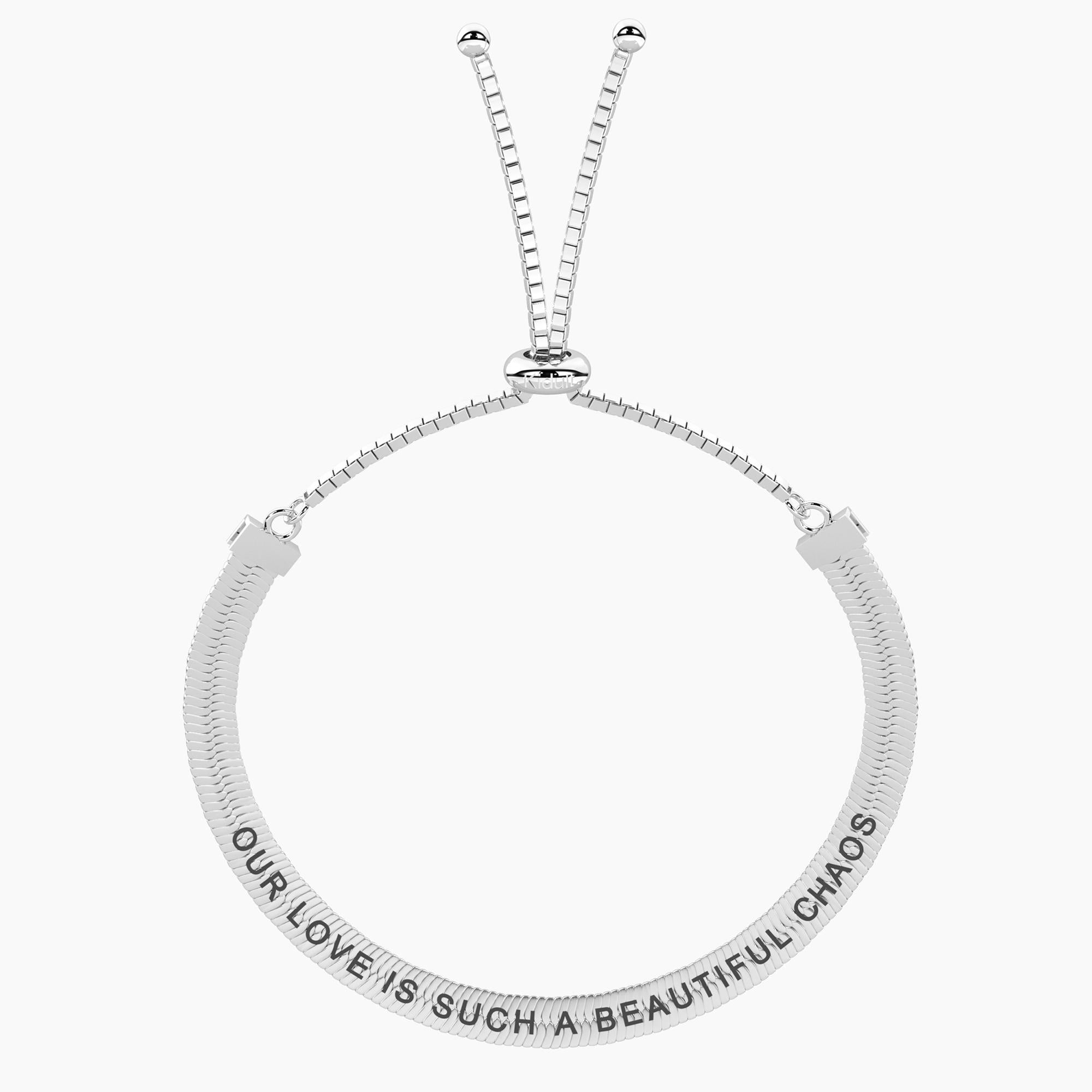 Stretch-Armbänder für Sie und Ihn mit dem Spruch „Love“ | Chaos – 732358