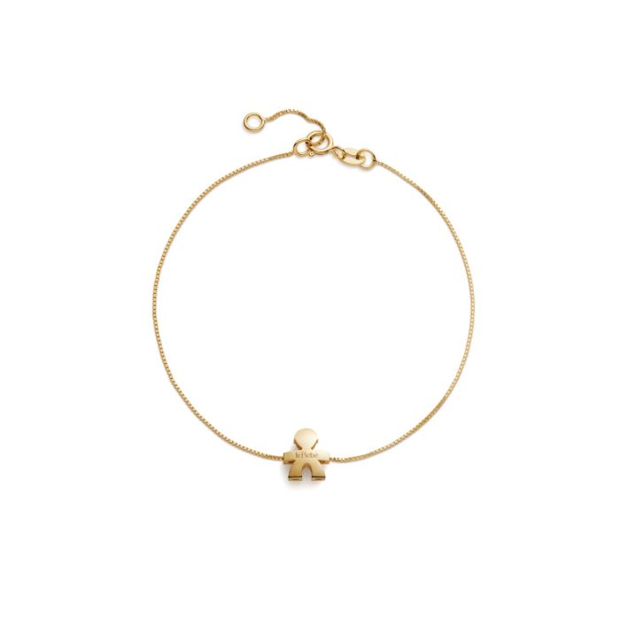I TESORINI ARMBAND MIT BABYFORM AUS GELBGOLD - LBB930