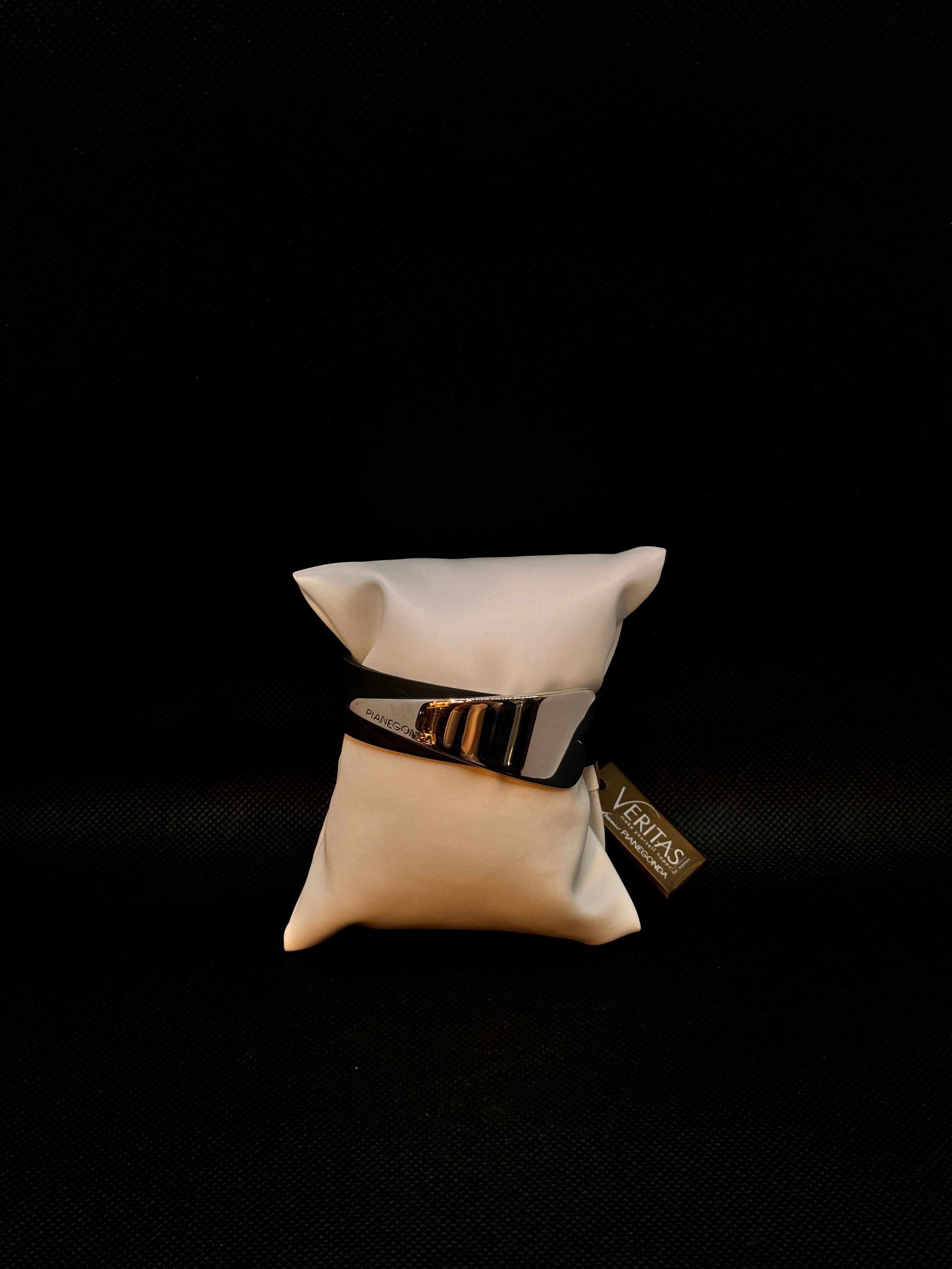 Pianegonda Silberarmband, Veritas Kollektion, in Leder und Silber - BA010532
