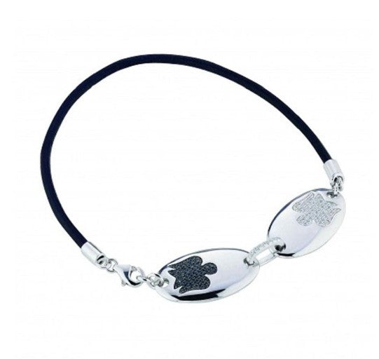 Bracciale Angeli di Giannotti in argento e cuoio - GIA112