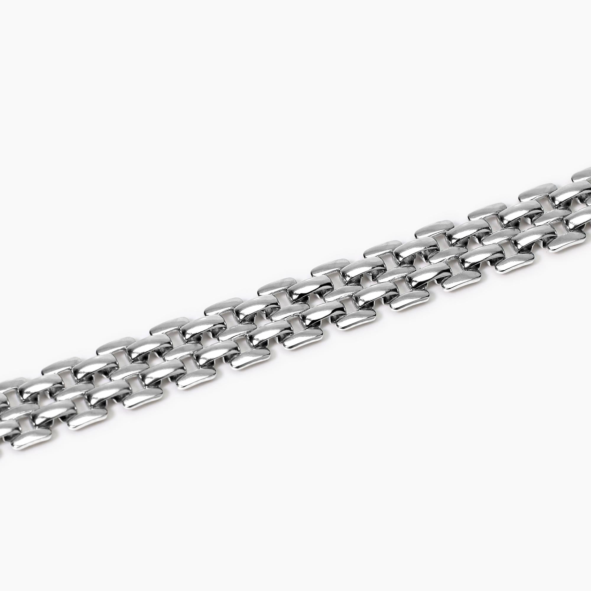 Kidult Panther-Kettenarmband aus Stahl, Stil 06 – 831042