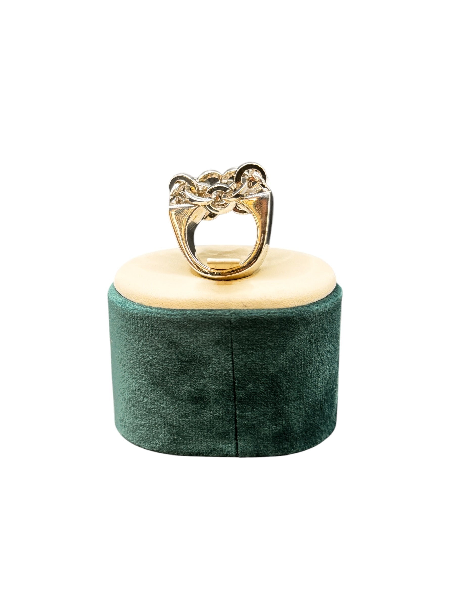 Pianegonda Women's Silver Ring with Links - AA010515